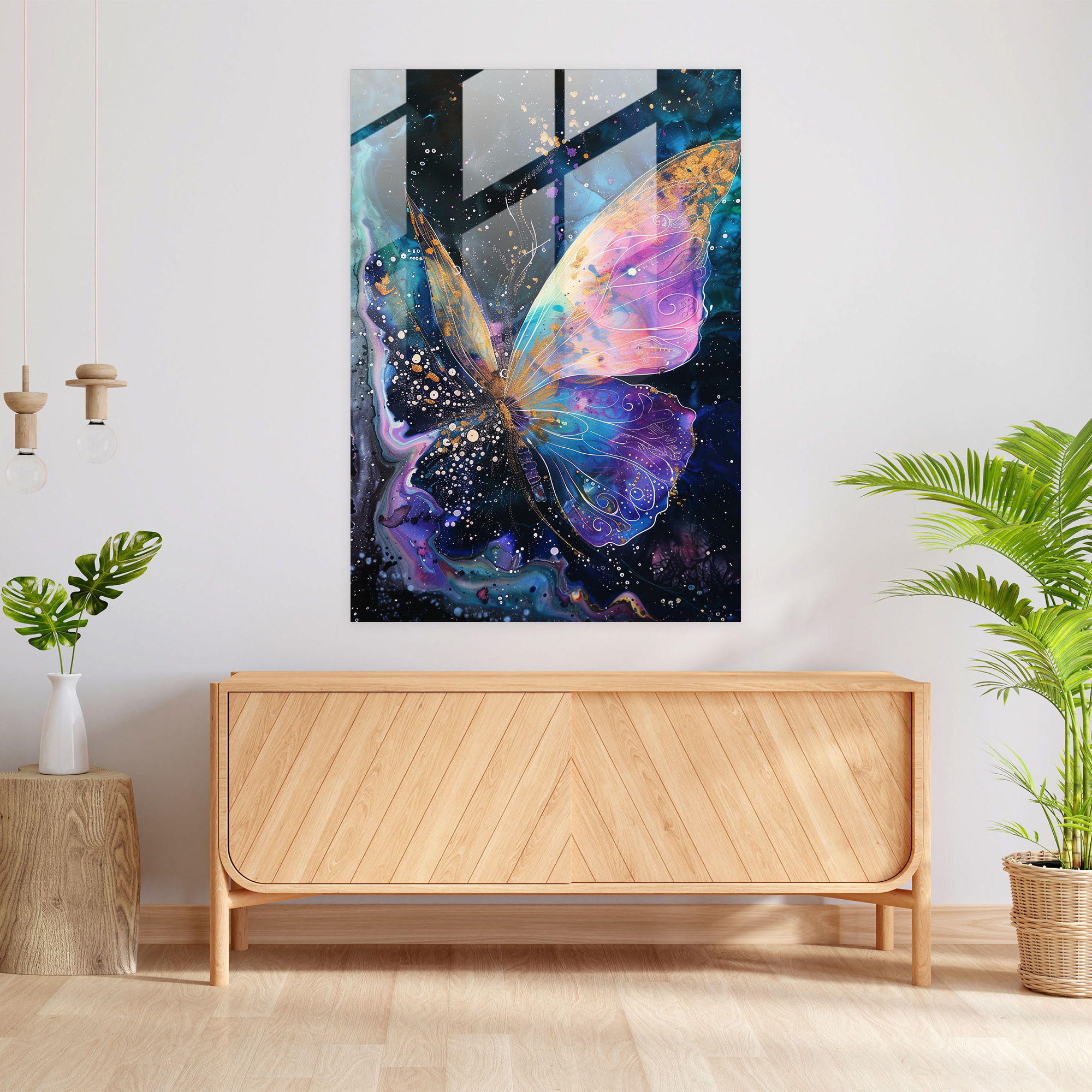 Ashvin Harrison Glass Wall Art - Ethereal Celestial Patterns - Ashvin Harrison, Modern Art, Home Decoration, Ashvin Harrison