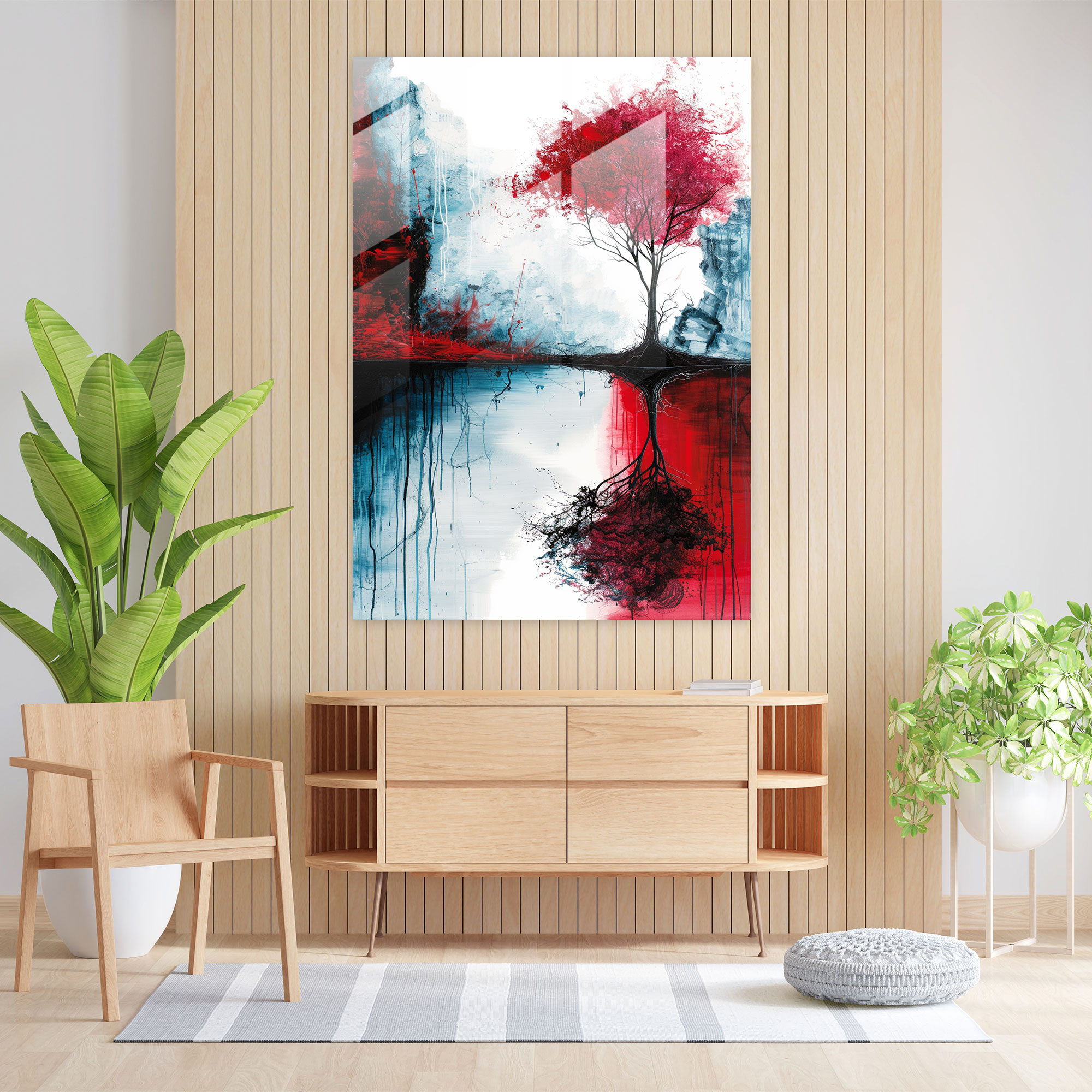 Ashvin Harrison Surreal Landscapes Glass Wall Art - Ashvin Harrison, Modern Art, Wall Decoration, Glass Wall Art