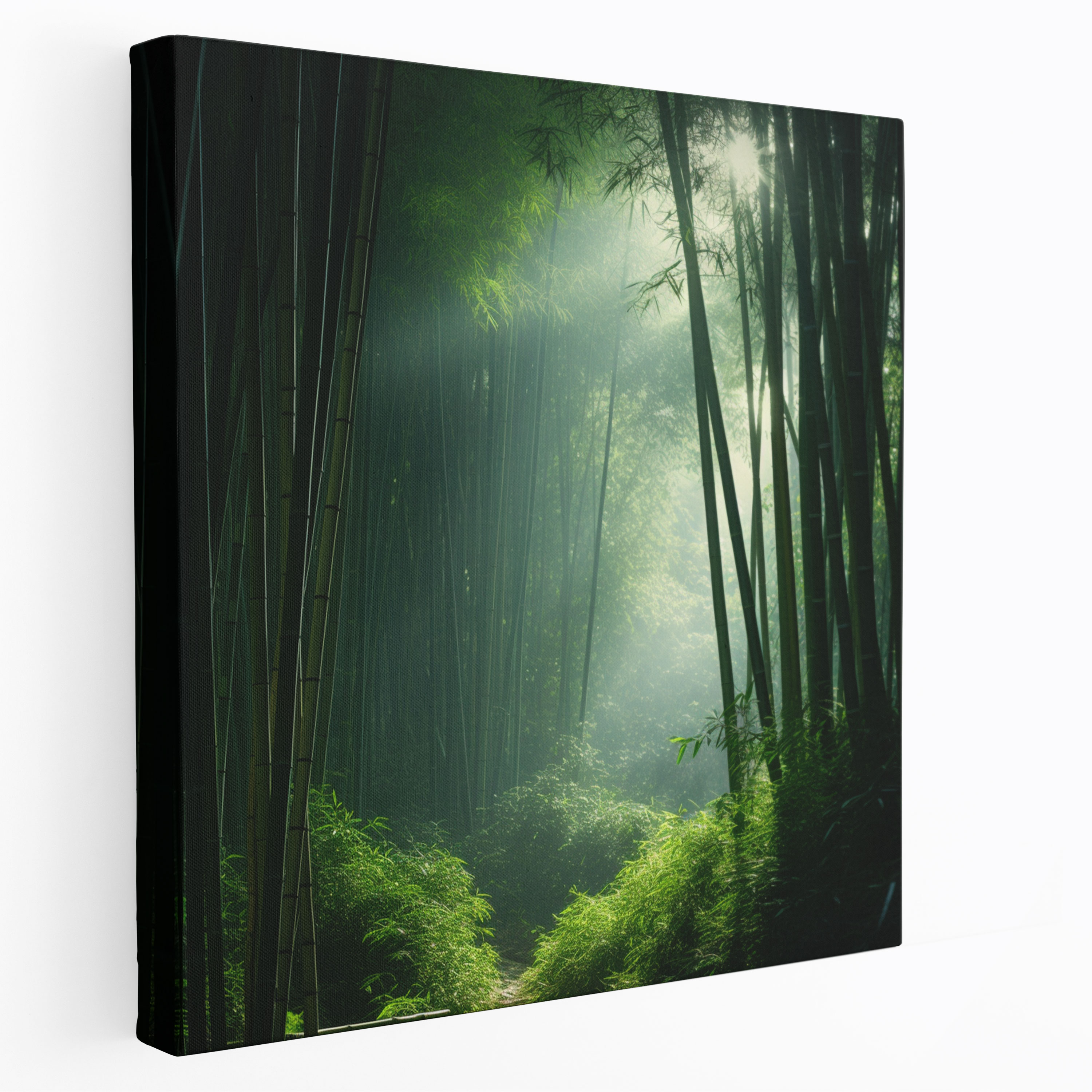 Asian Wall Decoration - Majestic Bamboo Forest Canvas Print - Asian, Wall Decoration, Tranquility, Asian