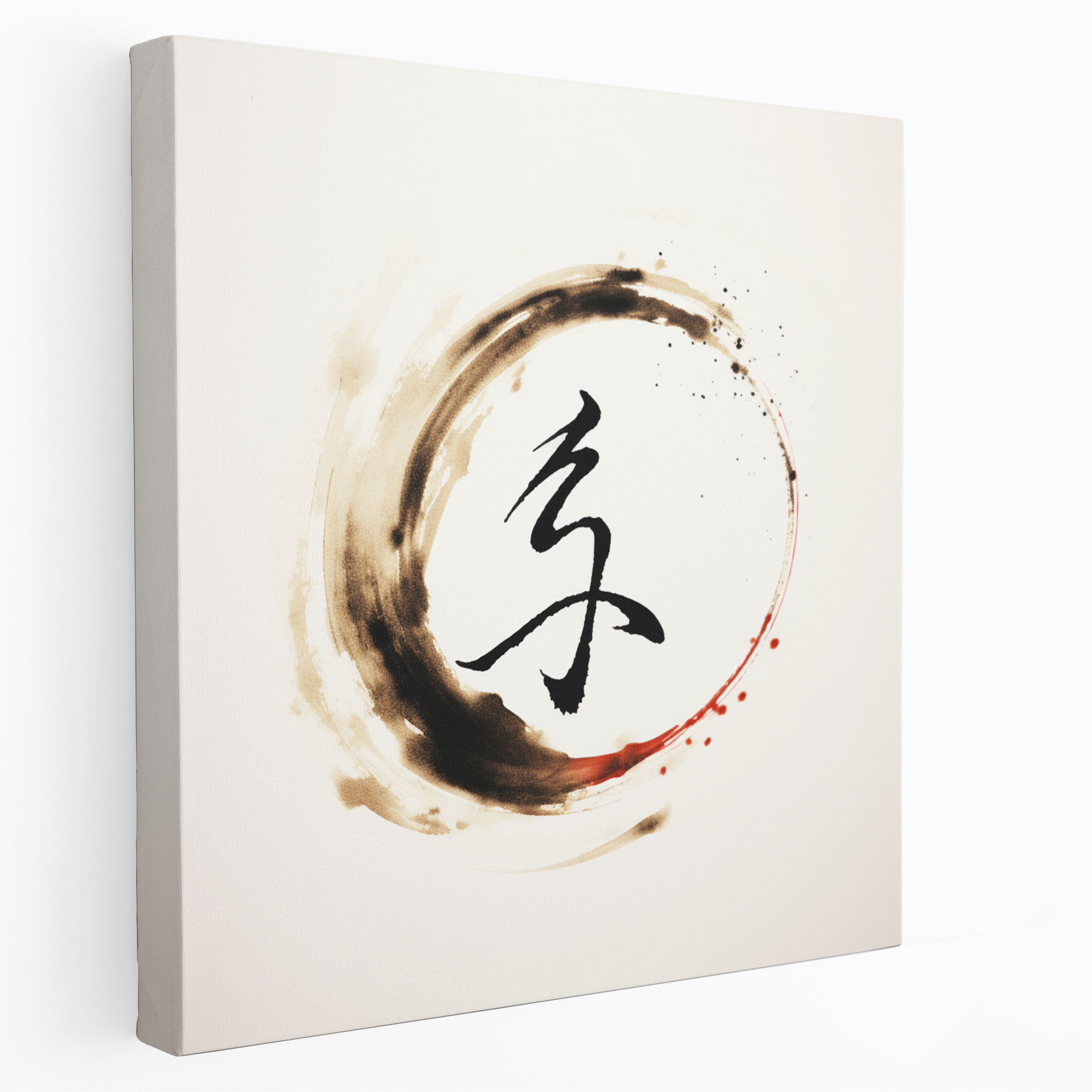 Asya Tablo Baskısı - Zen Hat Sanatı Duvar Dekoru - Asya Kanvas Tablo Uyum Kanvas Duvar Dekoru