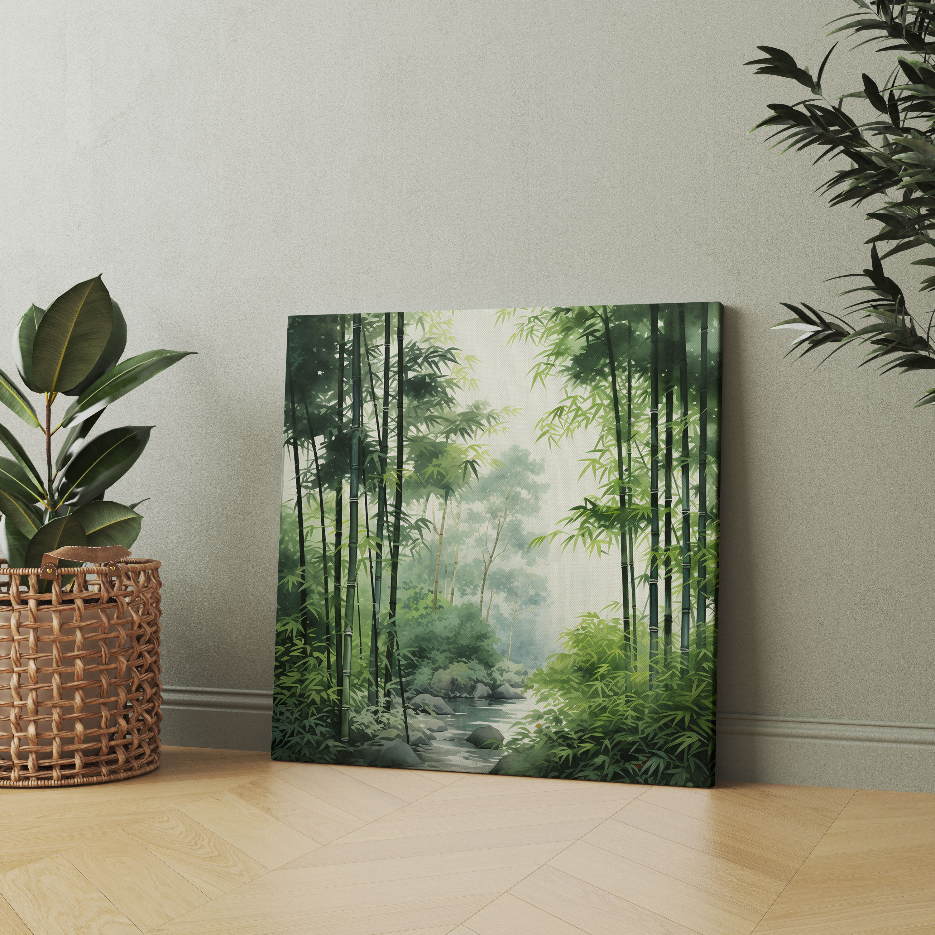 Asian Canvas Print: Tranquil Bamboo Forest - Asian, Asian, Tranquility, Canvas