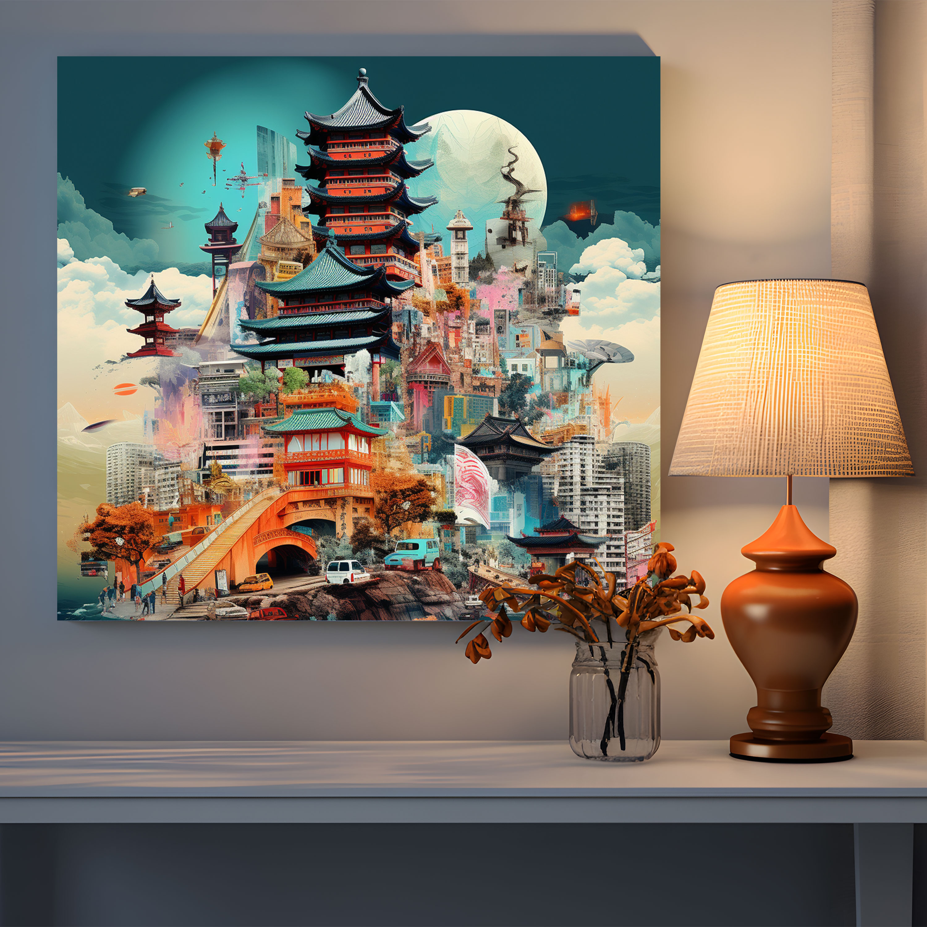Asian Wall Art: Fusion Of Cultures - Asian, Home Decoration, Wall Decoration, Asian