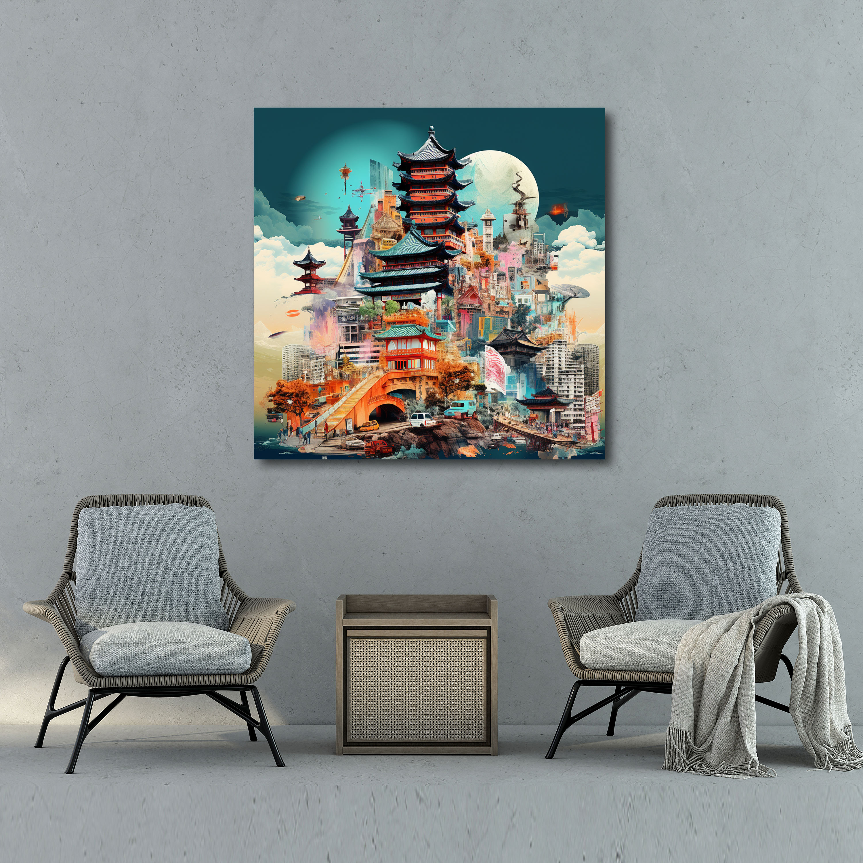 Asian Wall Art: Fusion Of Cultures - Asian, Home Decoration, Wall Decoration, Asian