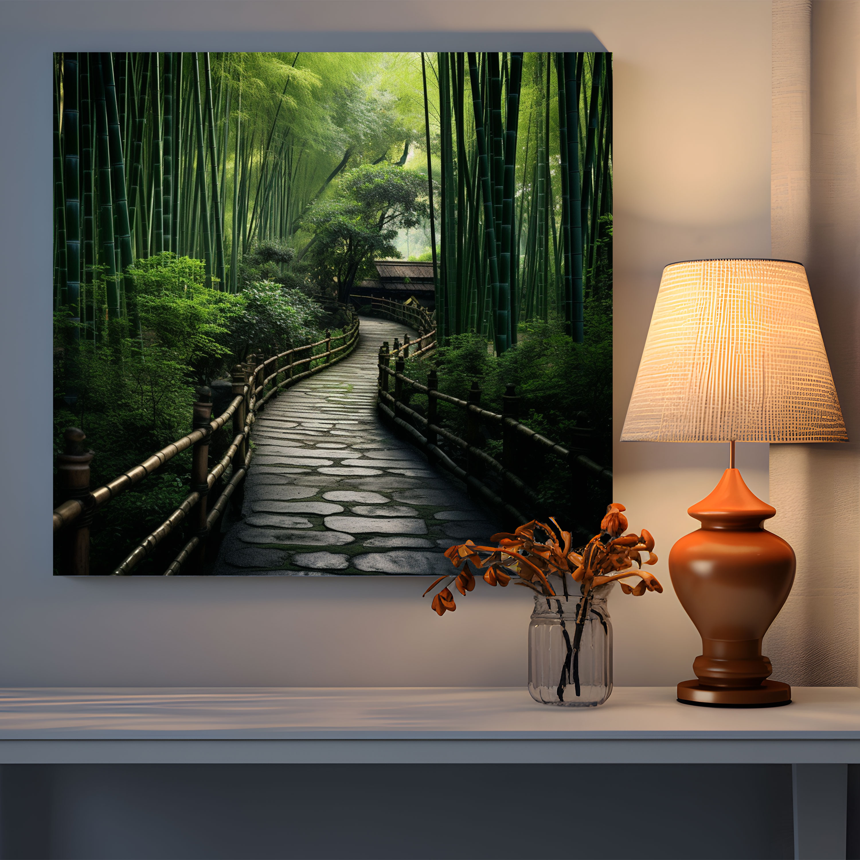 Asian Bamboo Canvas Print - Asian, Canvas Wall Art, Canvas, Bamboo Forest