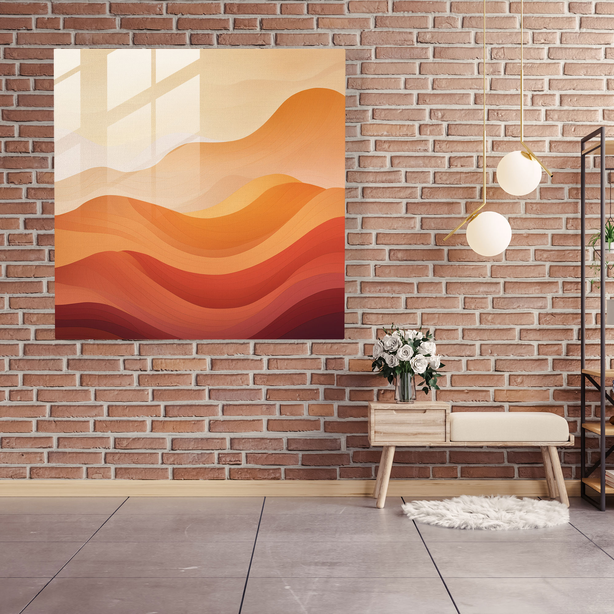 Seasonal Transitions Glass Print - Autumn, Changing Seasons, Glass Wall Art, Wall Decoration