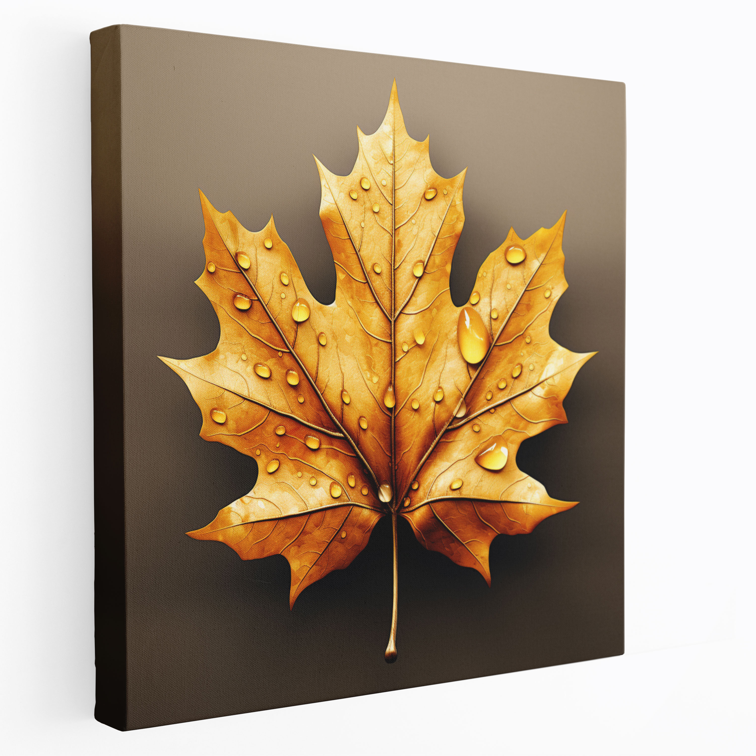Autumn Canvas Print - Realistic Maple Leaf Wall Art - Autumn, Wall Decoration, Canvas Wall Art, Maple Leaf