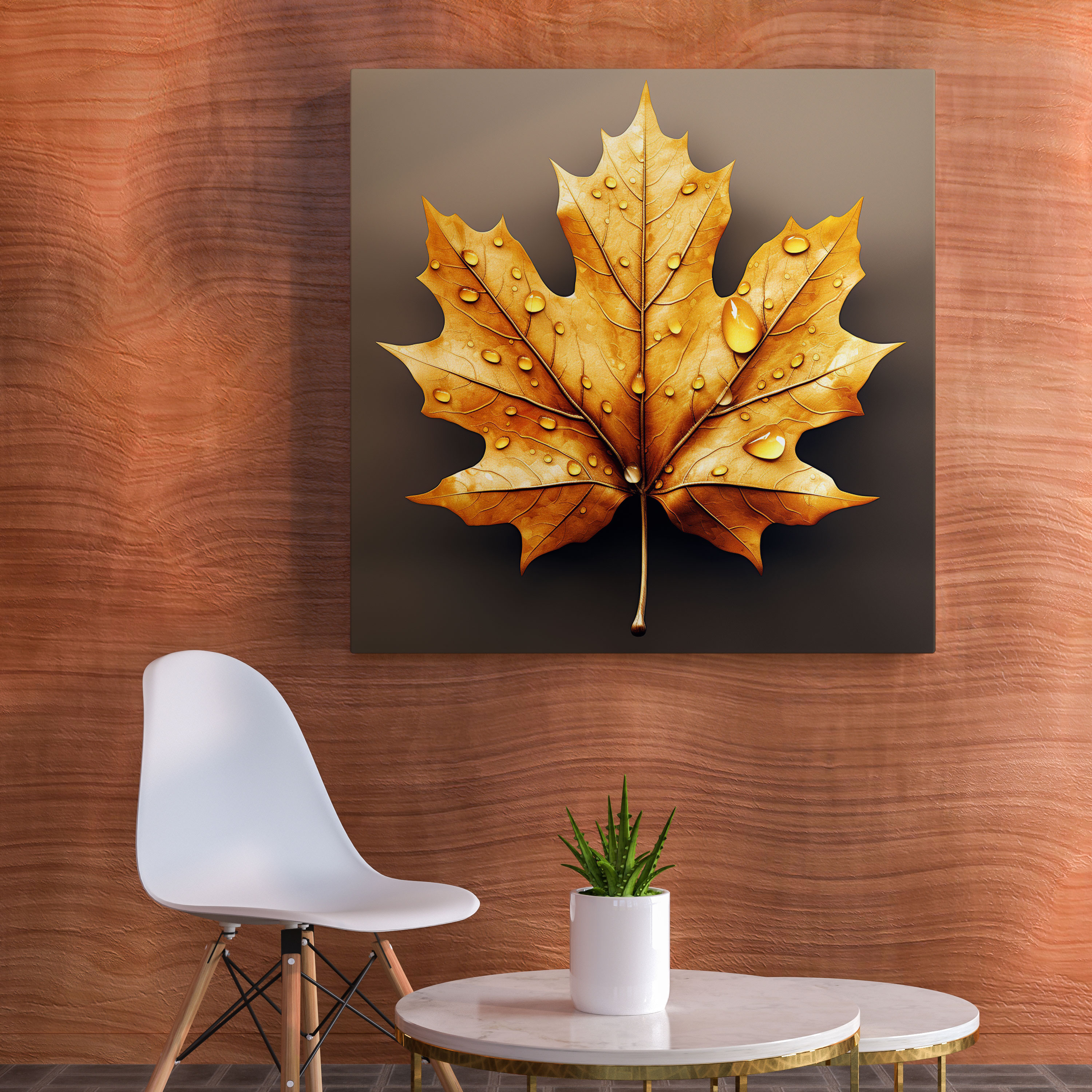 Autumn Canvas Print - Realistic Maple Leaf Wall Art - Autumn, Wall Decoration, Canvas Wall Art, Maple Leaf