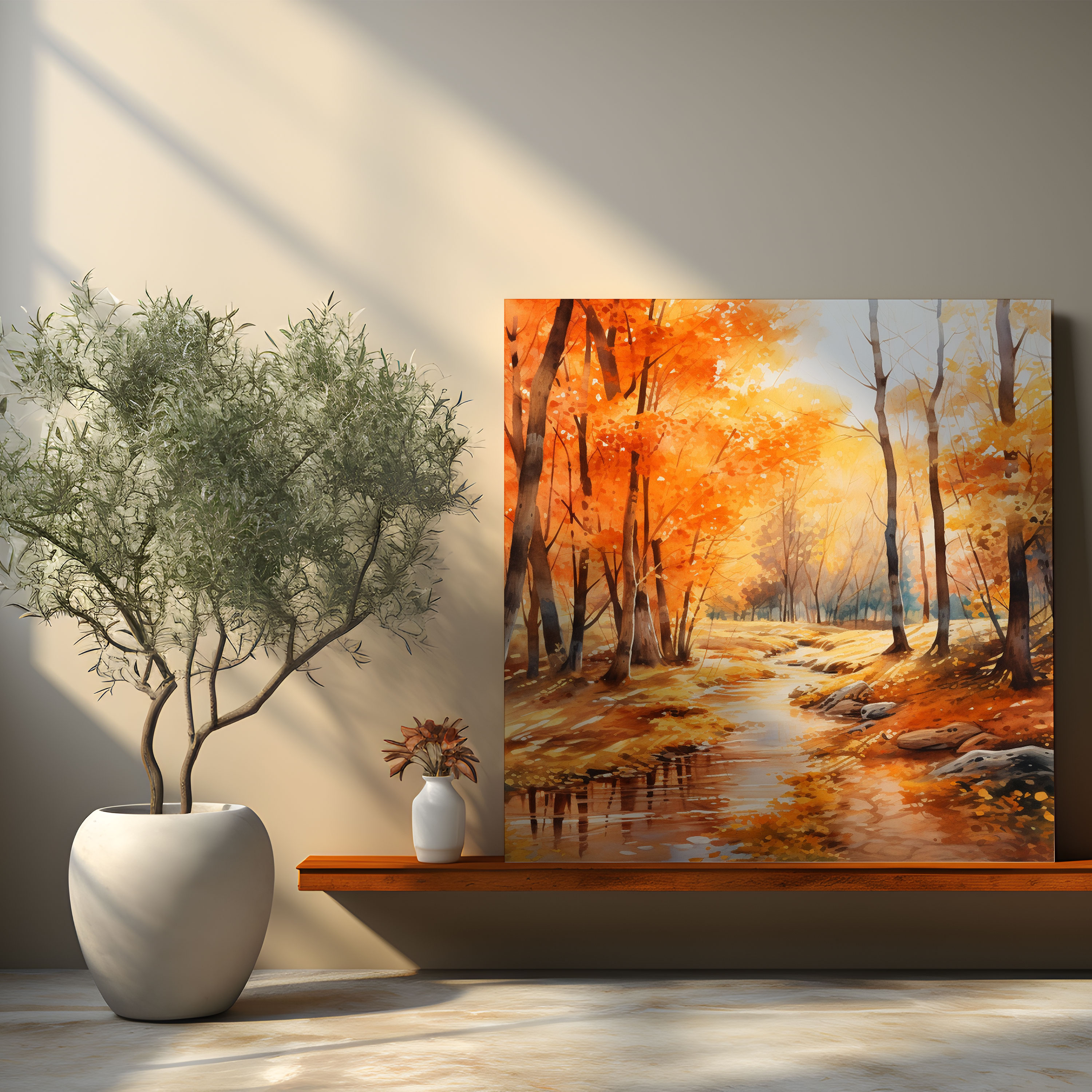 Autumn Forest Canvas Print - Autumn, Canvas Wall Art, Wall Art, Canvas
