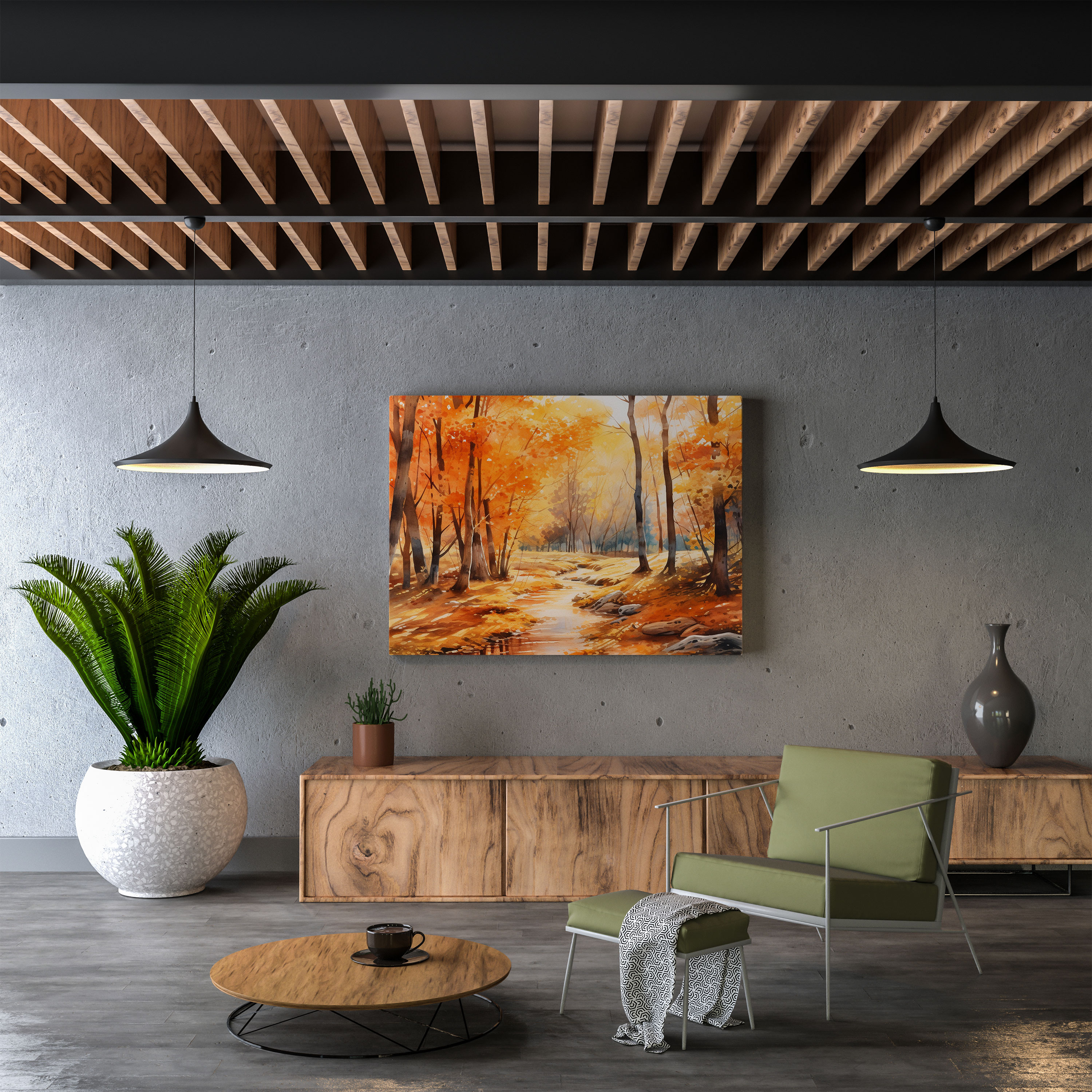Autumn Forest Canvas Print - Autumn, Canvas Wall Art, Wall Art, Canvas