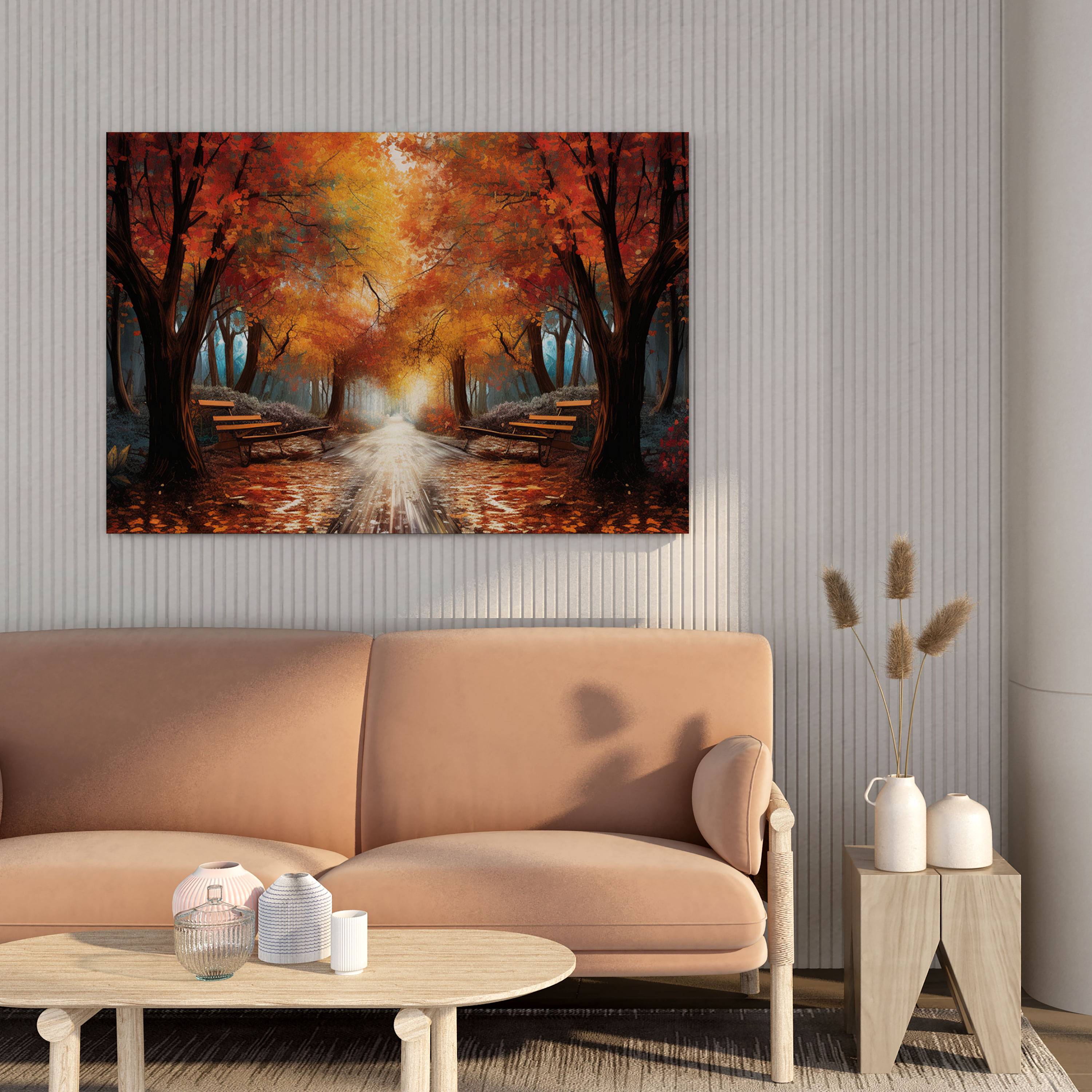 Autumn Pathway Digital Print - Autumn, Wall Art, Pathway, Home Decoration