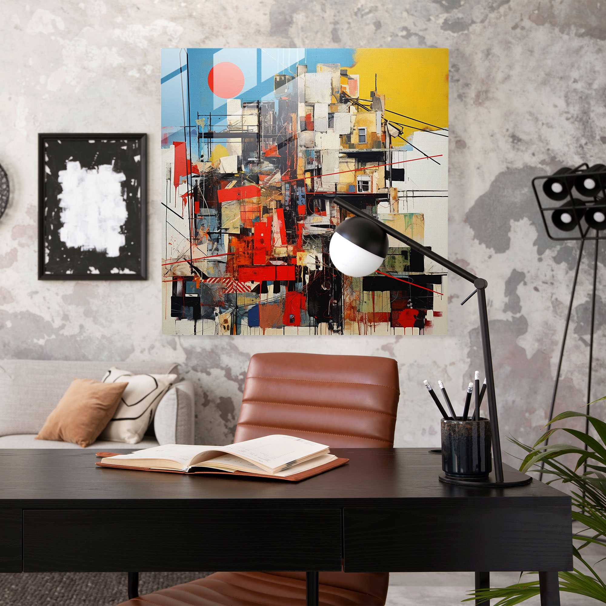 Basquiat Inspired Glass Mixed Media - Basquiat, Collage, Glass Art, Street Art