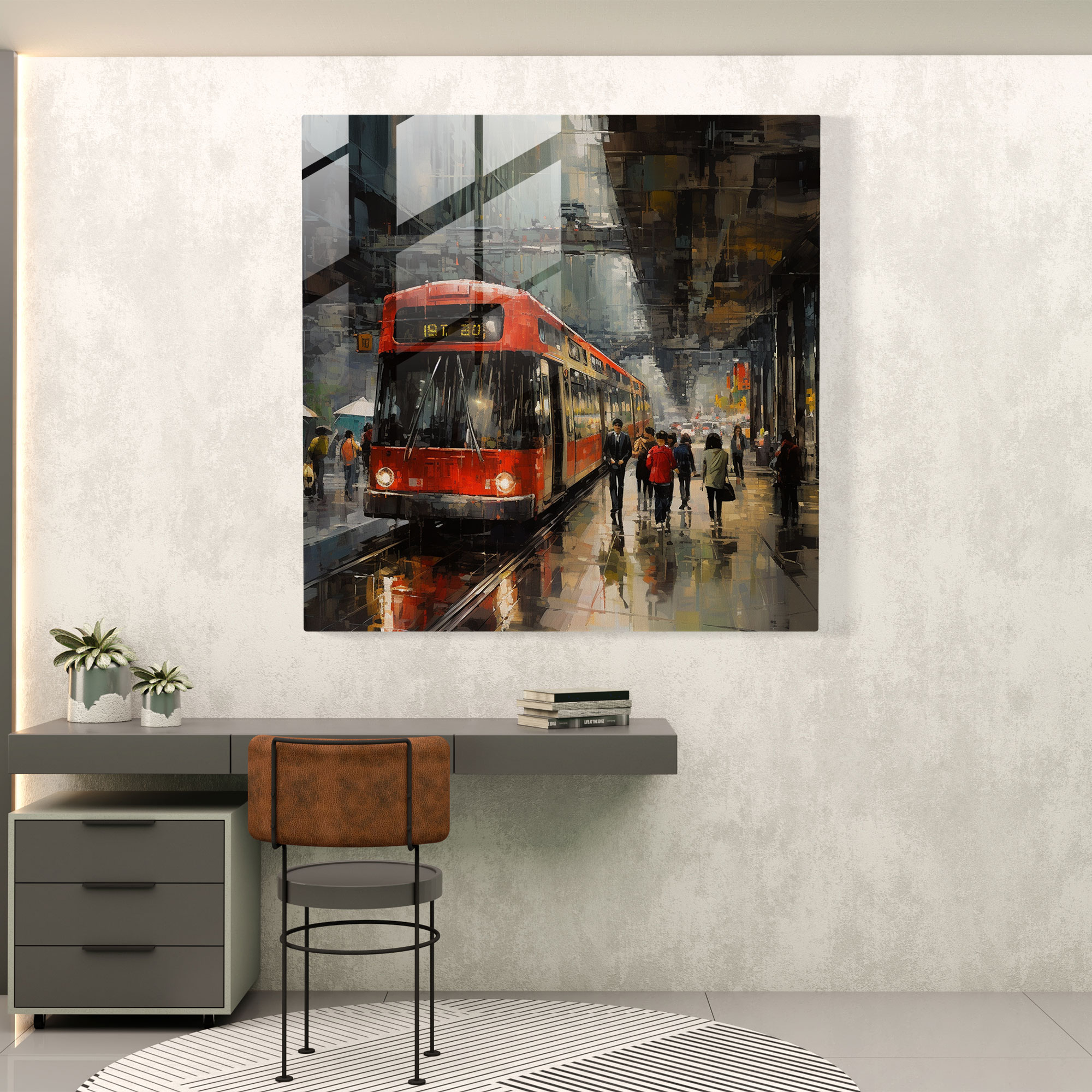 Basquiat Glass Print - Urban Essence - Basquiat, Glass Print, Home Decoration, Basquiat