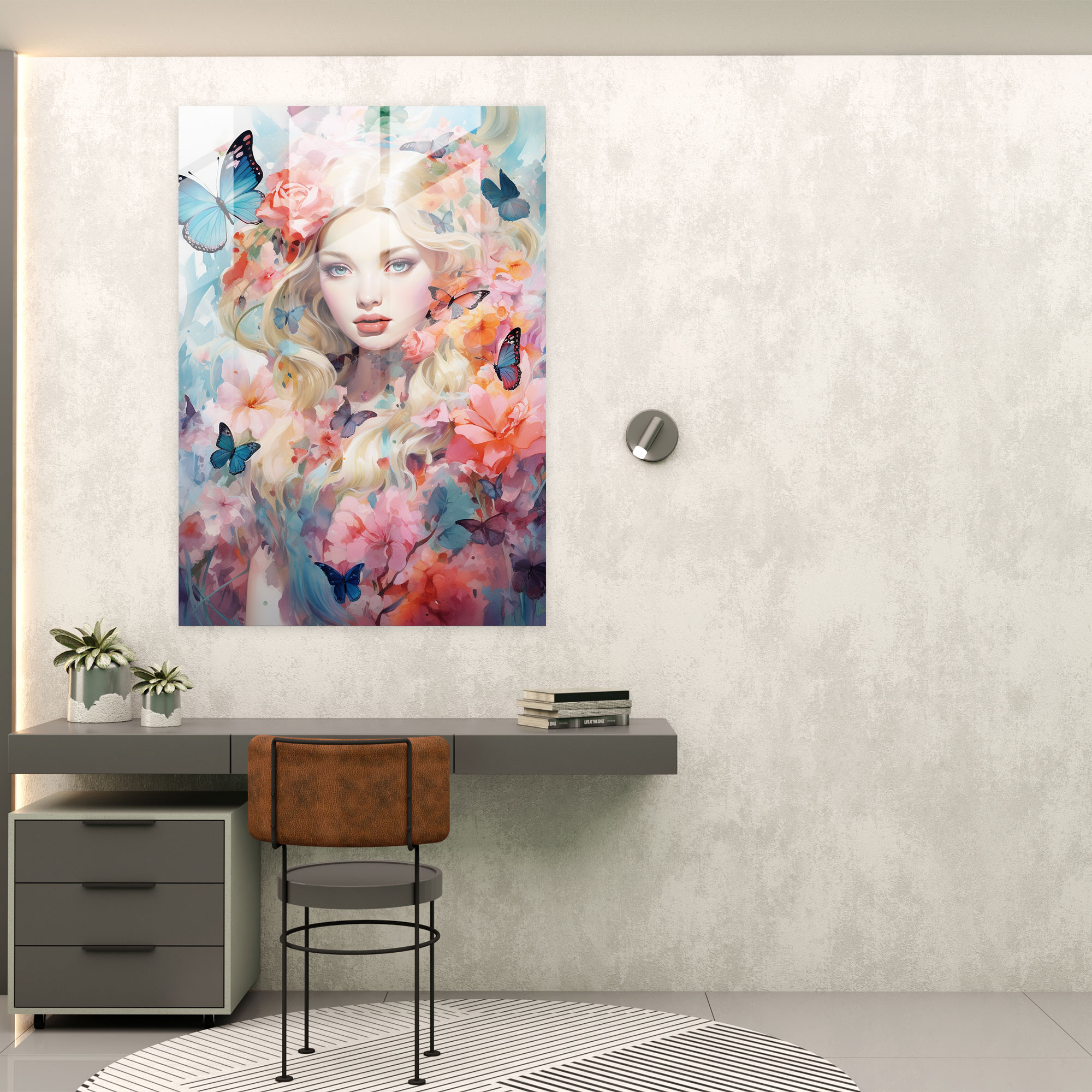 Barbie Glass Print - Barbie, Elegance, Wall Decoration, Home Decoration
