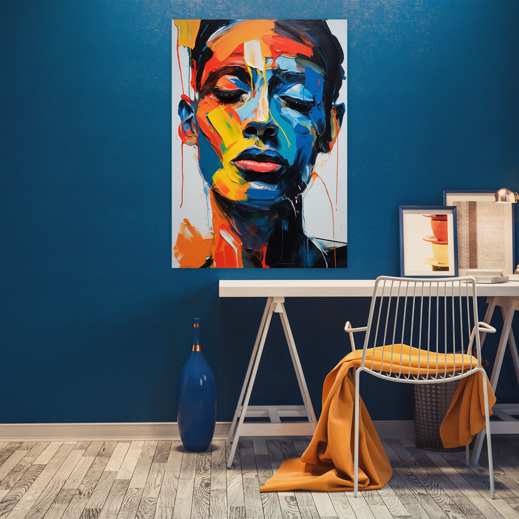 Basquiat Canvas Print - Neo-Expressionist Painting - Basquiat, Canvas Wall Art, Wall Decoration, Basquiat