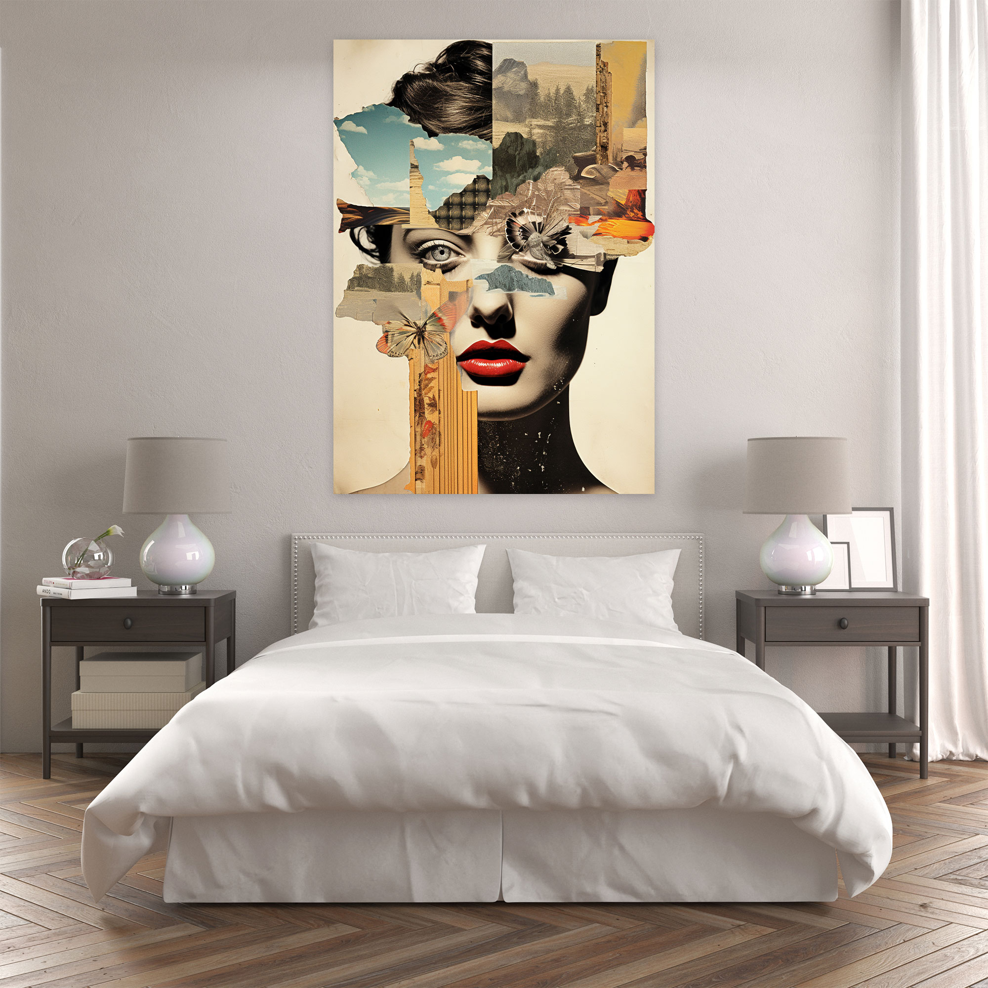 Basquiat Canvas Print - Collage-Style Artwork - Basquiat, Wall Decoration, Wall Art, Home Decoration