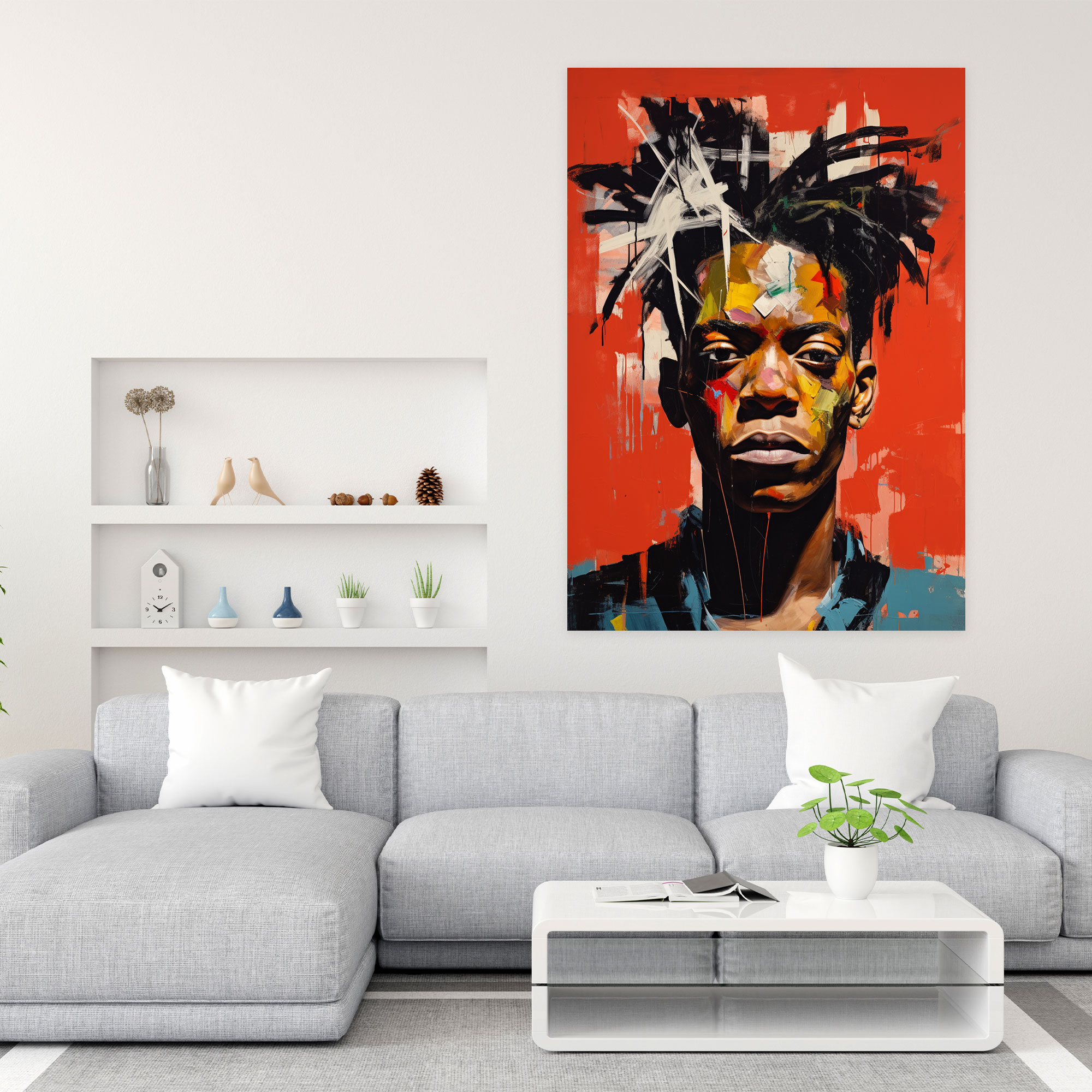 Basquiat Canvas Print - Portrait Of Basquiat - Basquiat, Art Enthusiast, Basquiat, Canvas Print