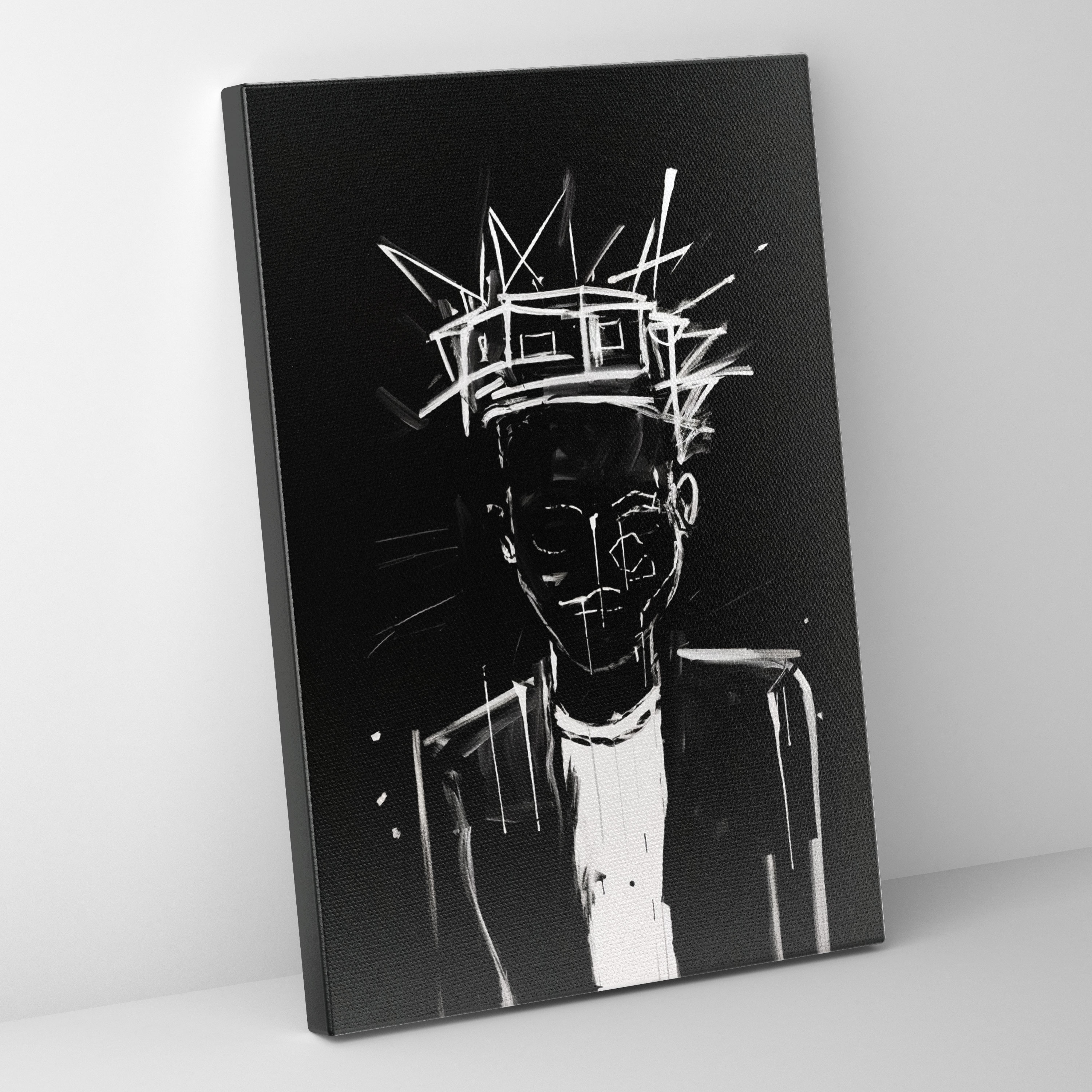 Basquiat Canvas Print - Minimalist Art - Basquiat, Wall Decoration, Basquiat, Wall Art