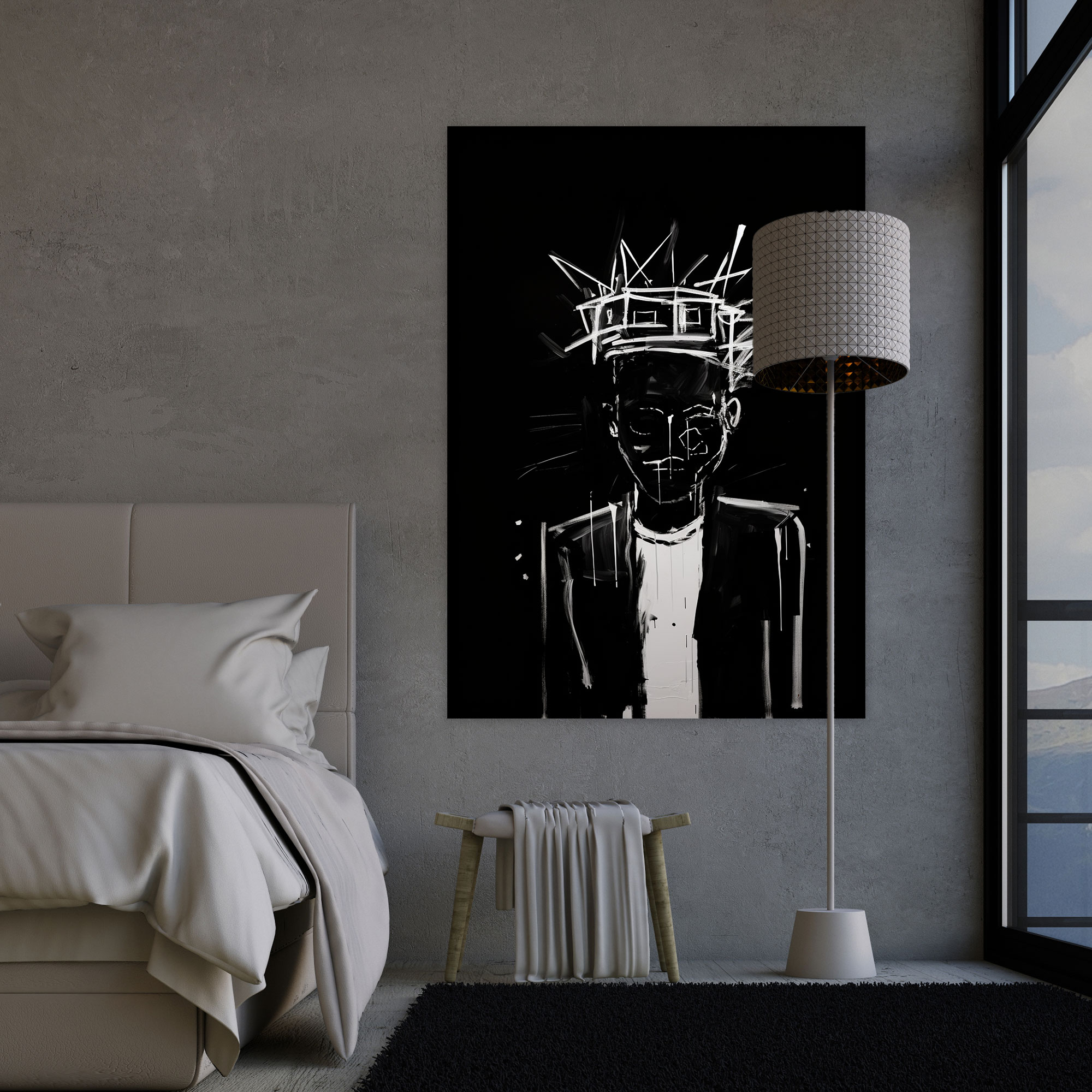 Basquiat Canvas Print - Minimalist Art - Basquiat, Wall Decoration, Basquiat, Wall Art