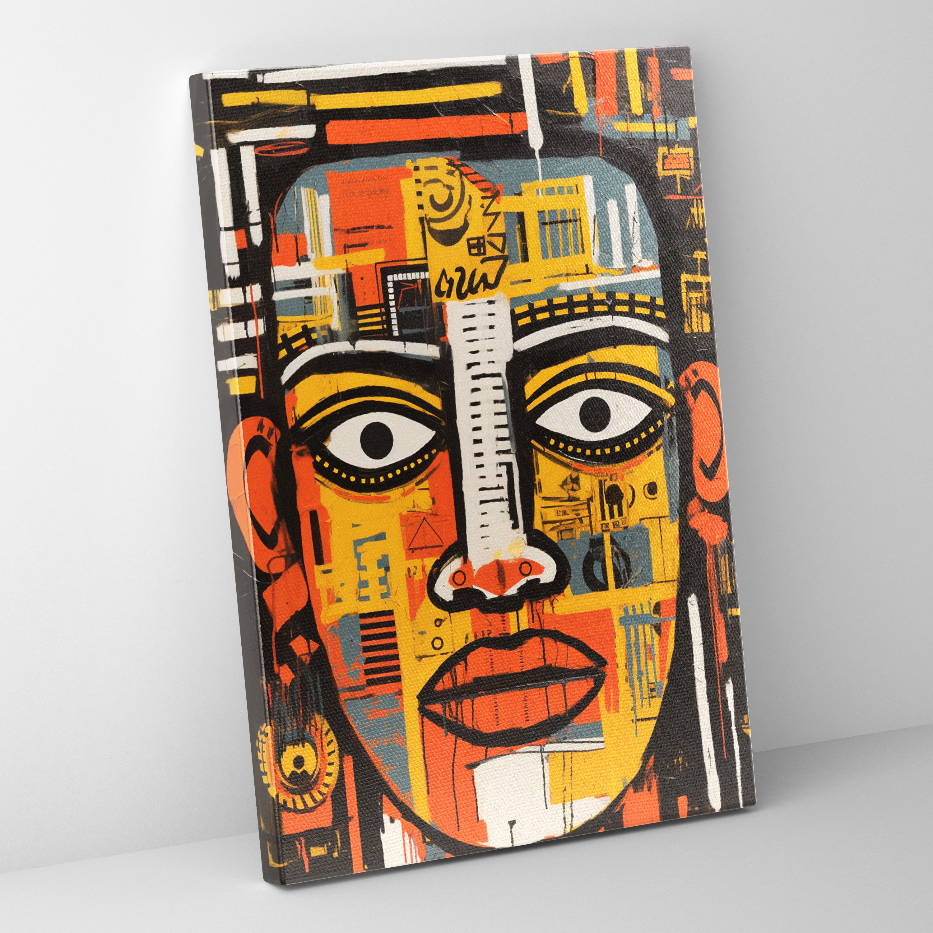 Basquiat Wall Art - Bold Typography Artwork - Basquiat, Home Decoration, Basquiat, Wall Decoration