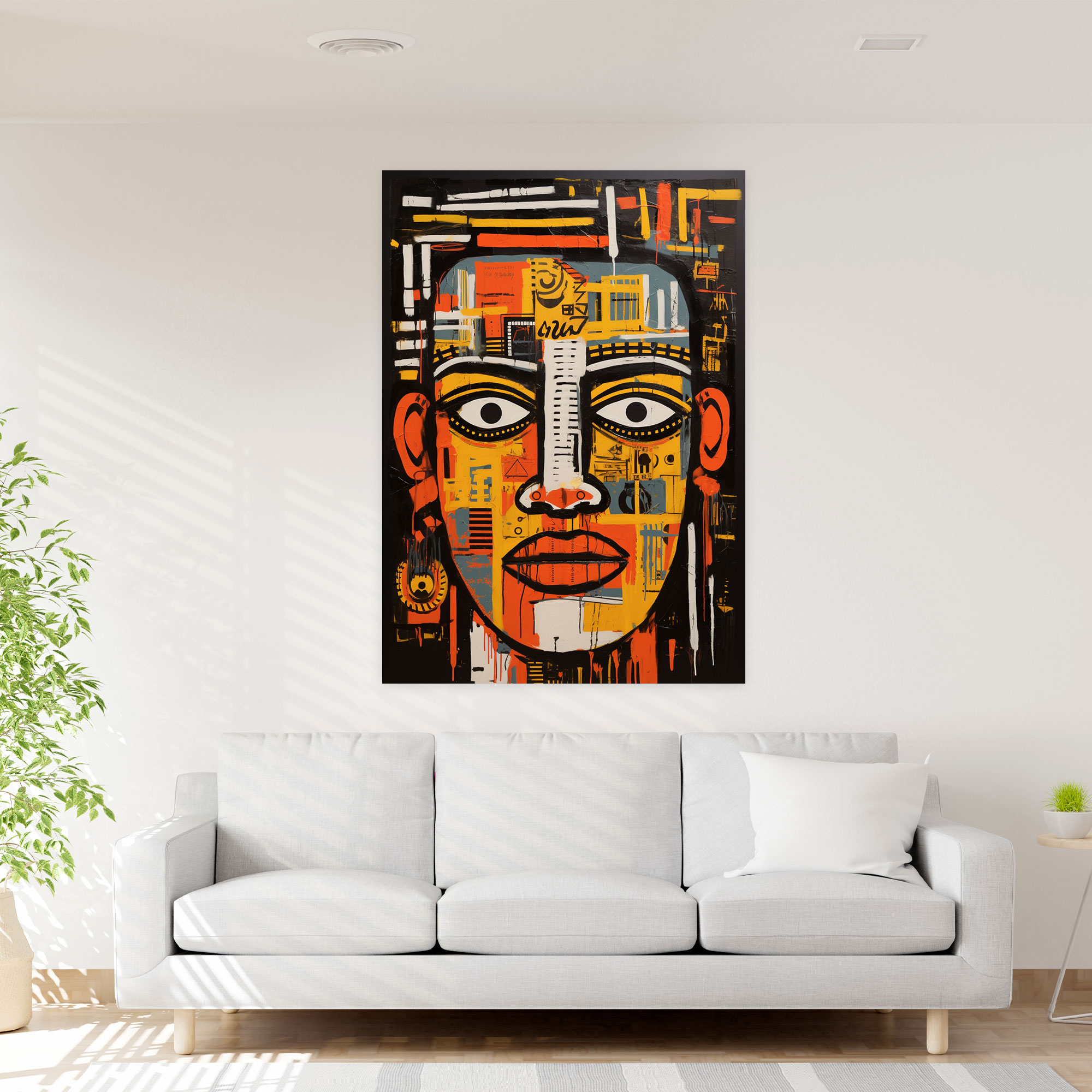 Basquiat Wall Art - Bold Typography Artwork - Basquiat, Home Decoration, Basquiat, Wall Decoration