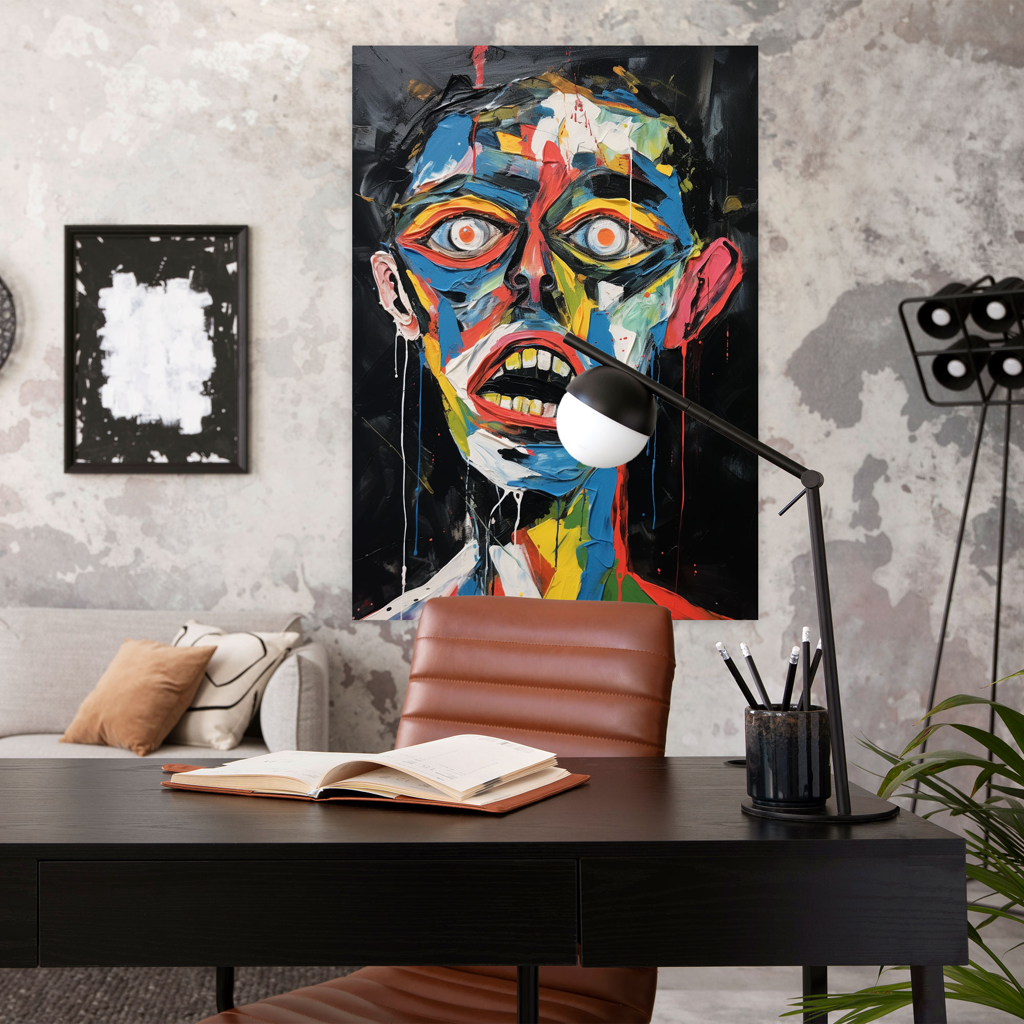Basquiat Canvas Print - Neo-Expressionist Portrait Wall Art - Basquiat, Basquiat, Canvas Print, Home Decoration