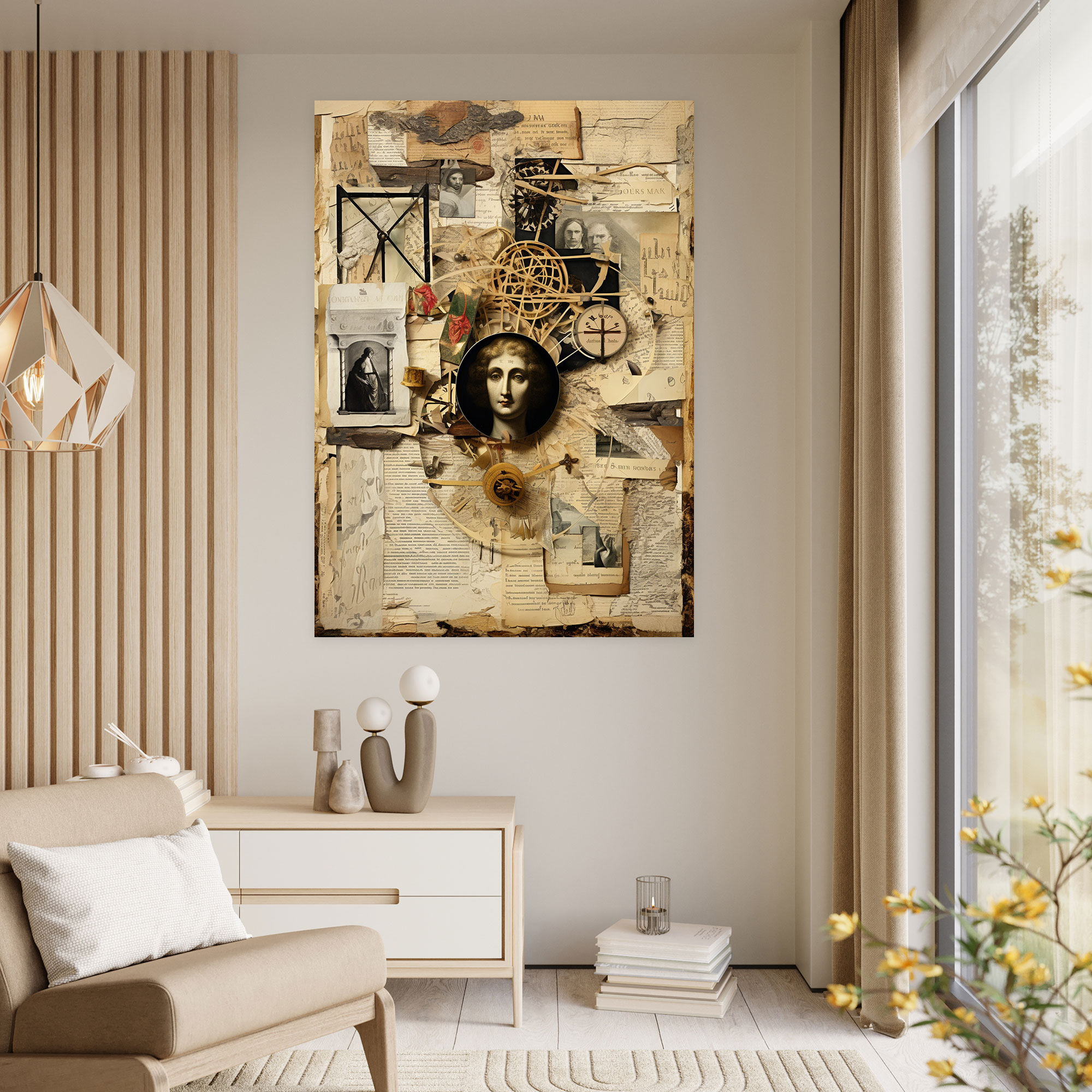 Basquiat Canvas Print - Thought-Provoking Collage Wall Art - Basquiat, Words And Symbols, Basquiat, Thought-Provoking