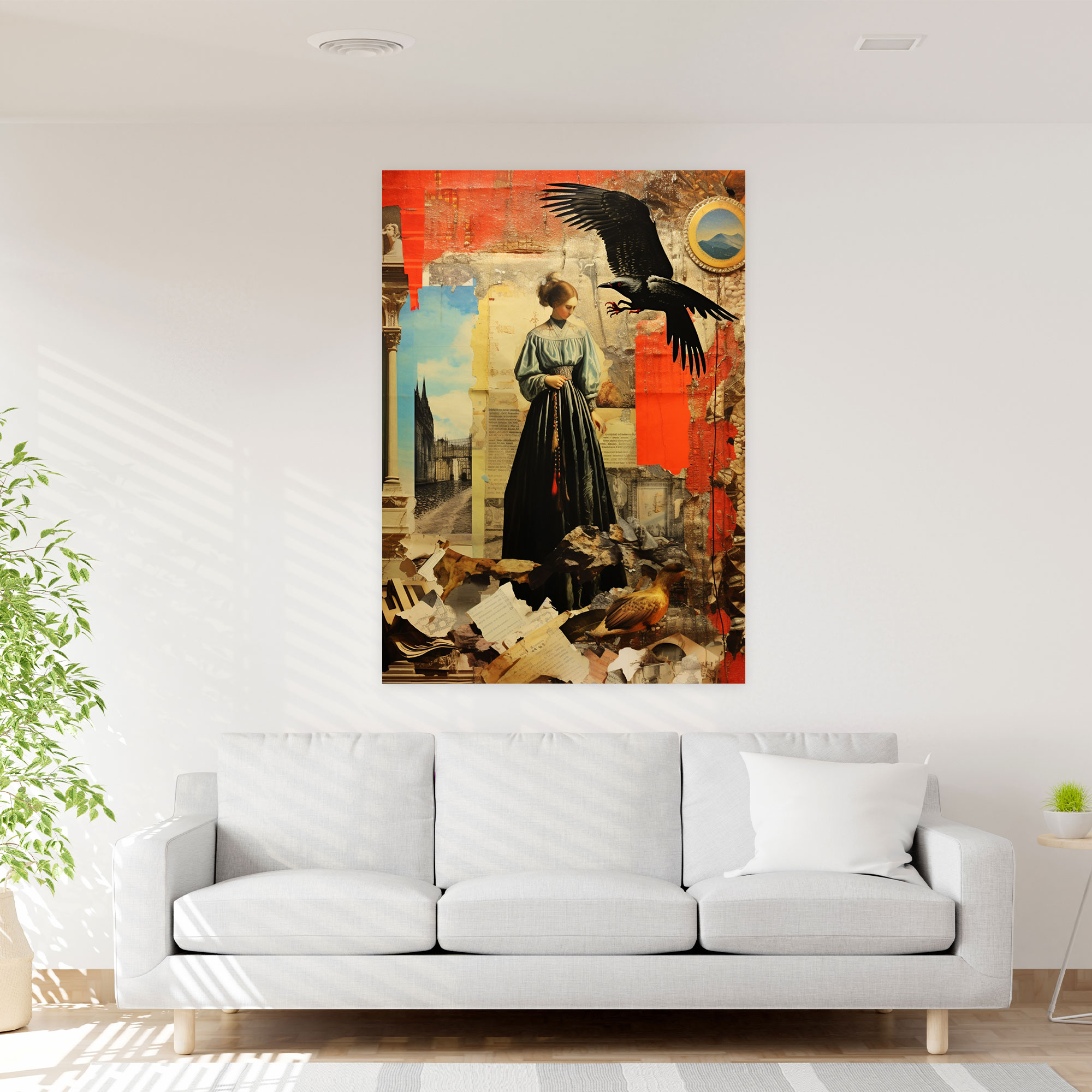 Basquiat Canvas Print - Cultural Collage Wall Decoration - Basquiat, Wall Decoration, Canvas, Wall Art
