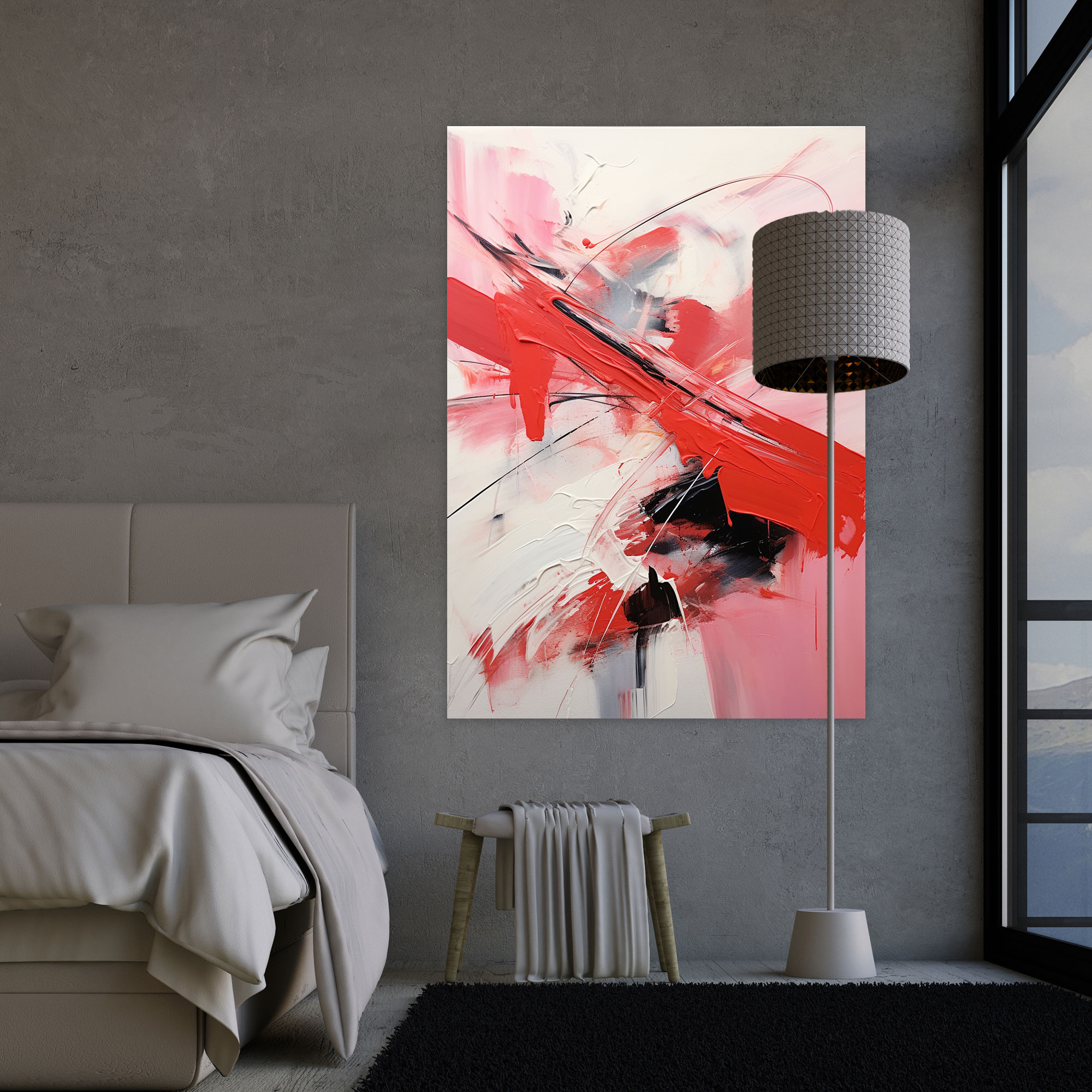Basquiat Canvas Print - Dynamic Abstract Wall Art - Basquiat, Dynamic And Passionate, Art Enthusiast, Raw Energy