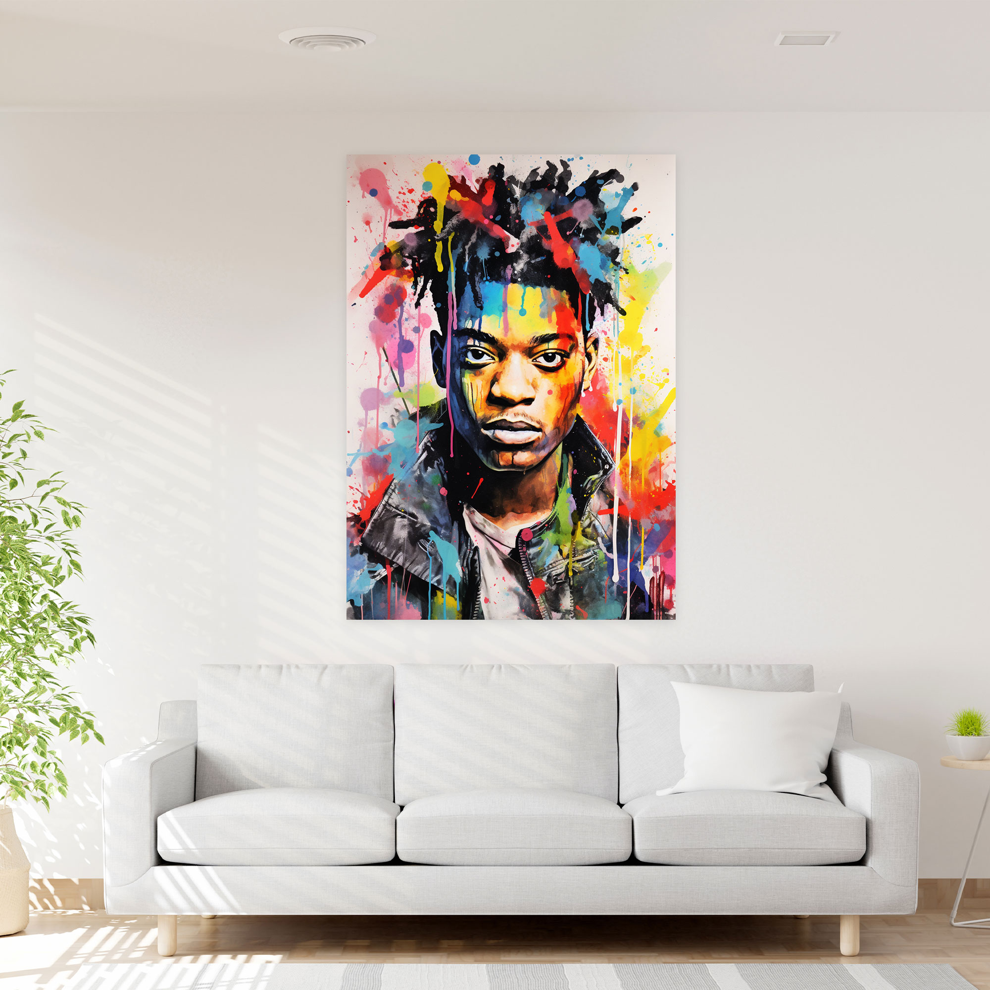 Basquiat Canvas Print - Basquiat, Canvas, Canvas Print, Home Decoration