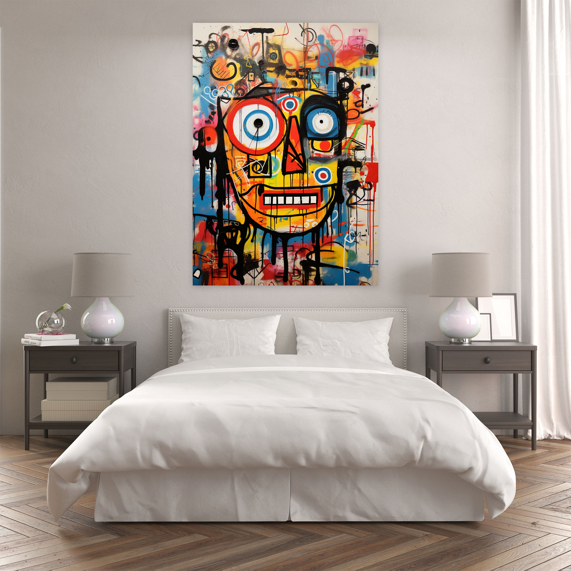 Basquiat Wall Art - Basquiat, Canvas Print, Home Decoration, Basquiat