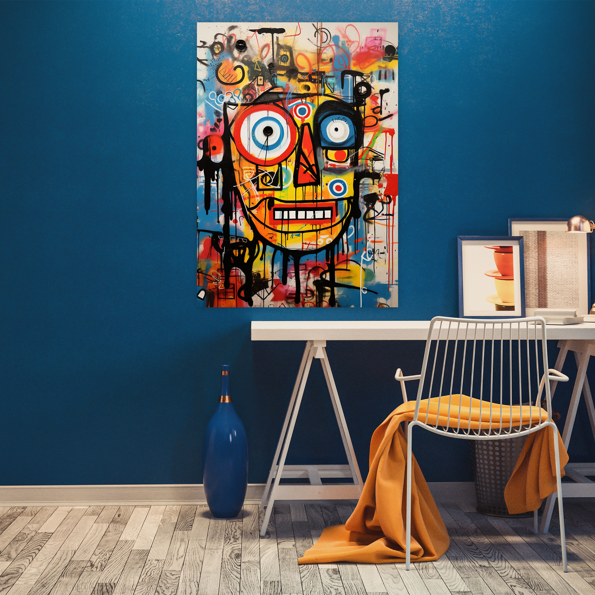 Basquiat Wall Art - Basquiat, Canvas Print, Home Decoration, Basquiat