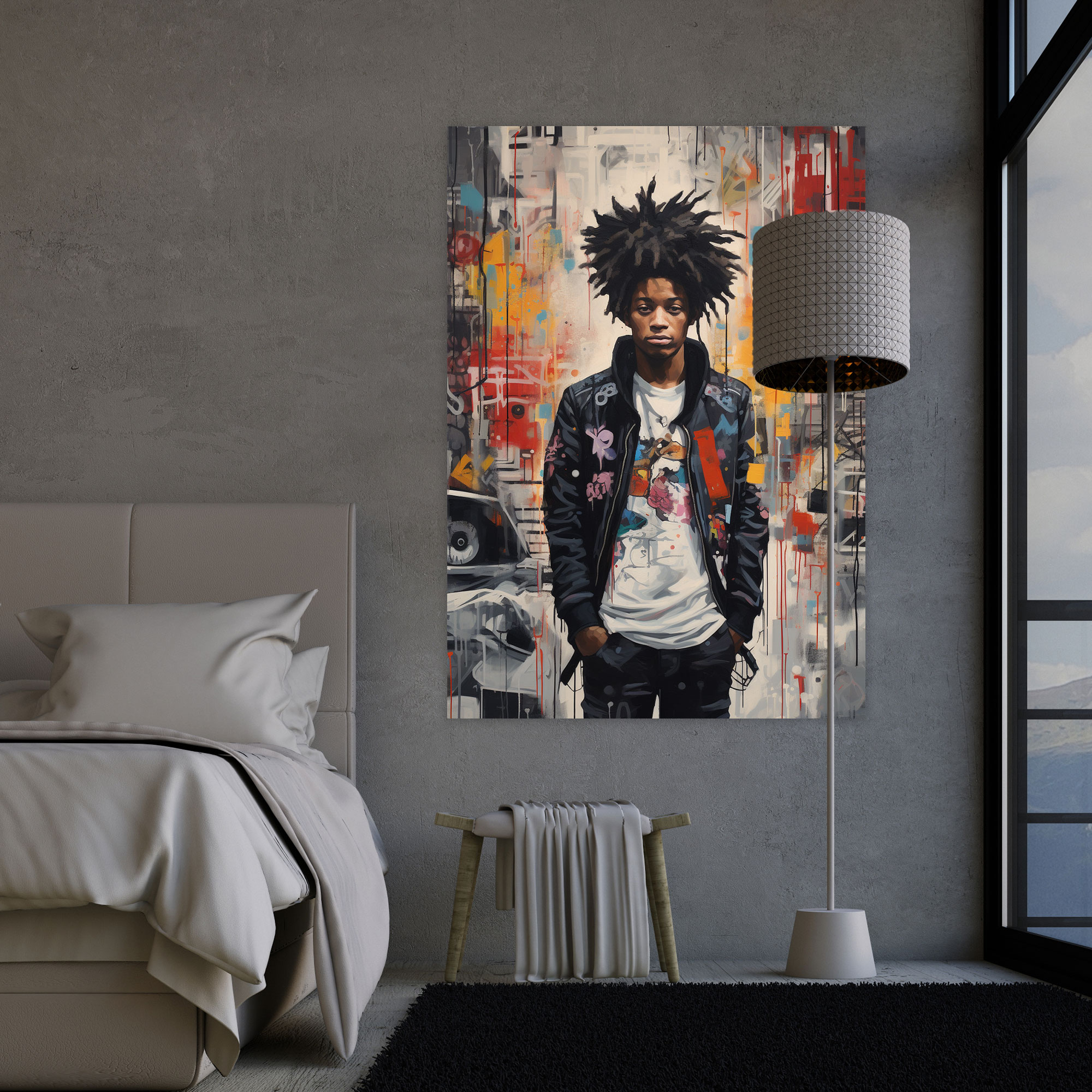 Basquiat Wall Decoration - Basquiat, Home Decoration, Basquiat, Canvas Print