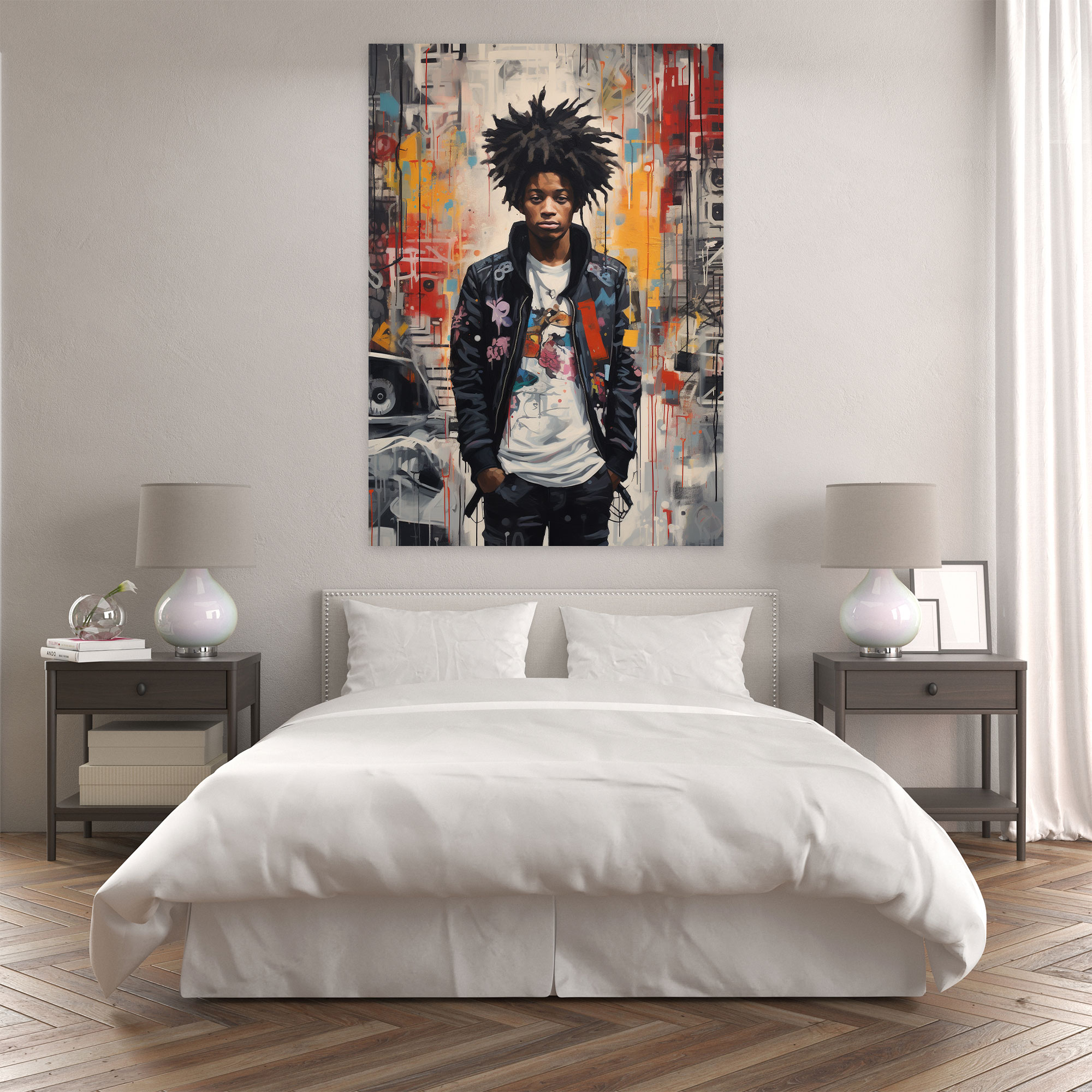 Basquiat Wall Decoration - Basquiat, Home Decoration, Basquiat, Canvas Print