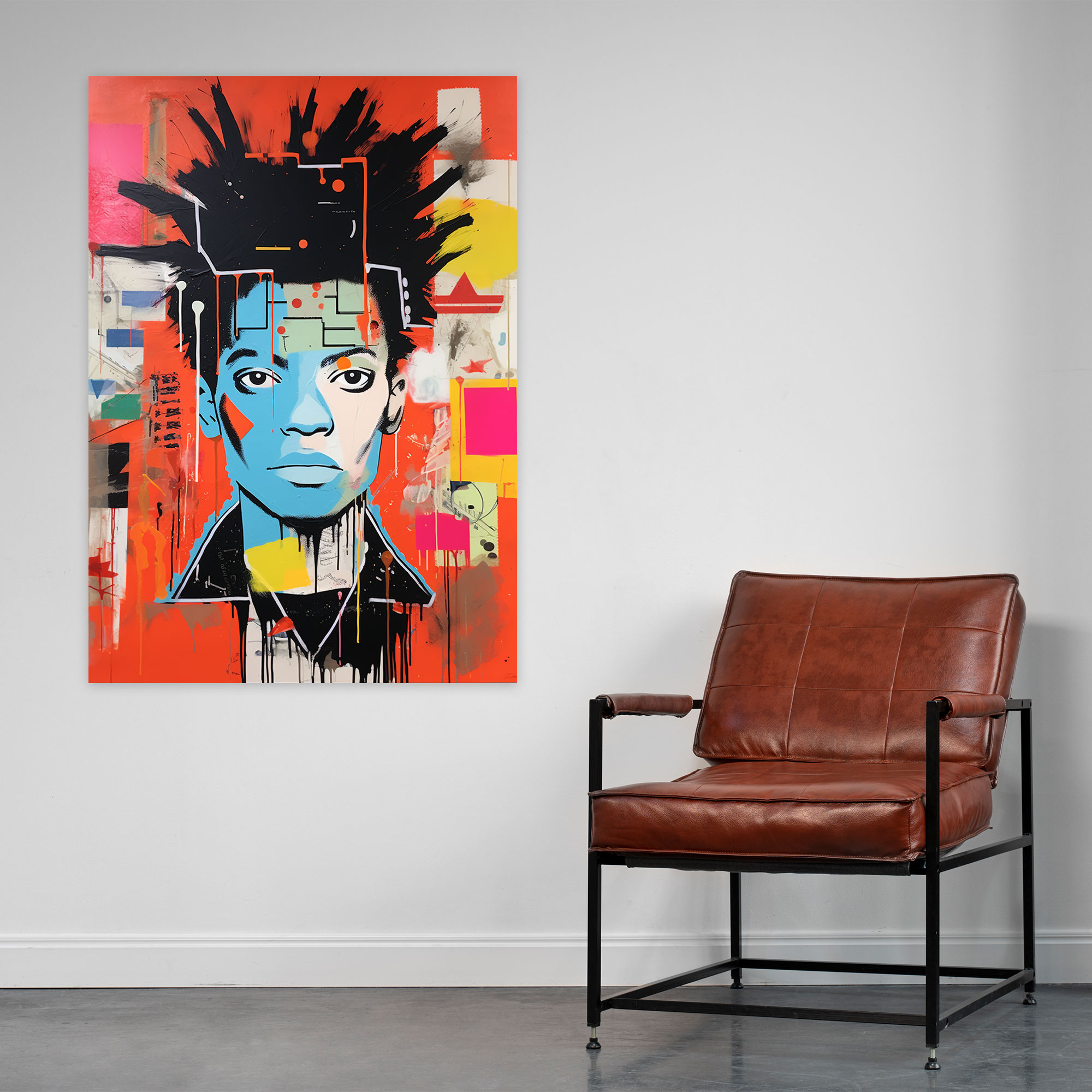 Basquiat Pop Art Canvas Print - Basquiat, Canvas, Wall Art, Wall Decoration