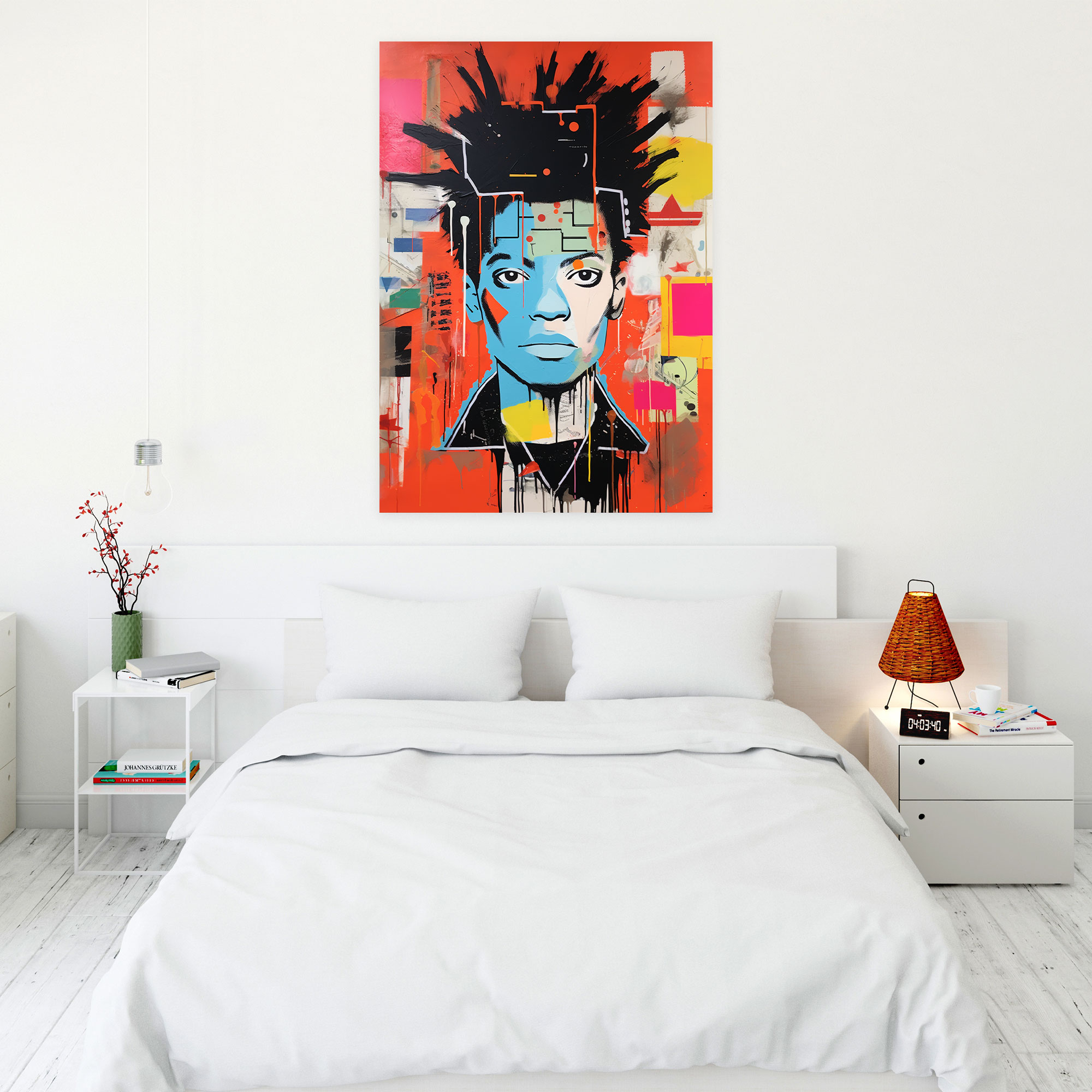 Basquiat Pop Art Canvas Print - Basquiat, Canvas, Wall Art, Wall Decoration
