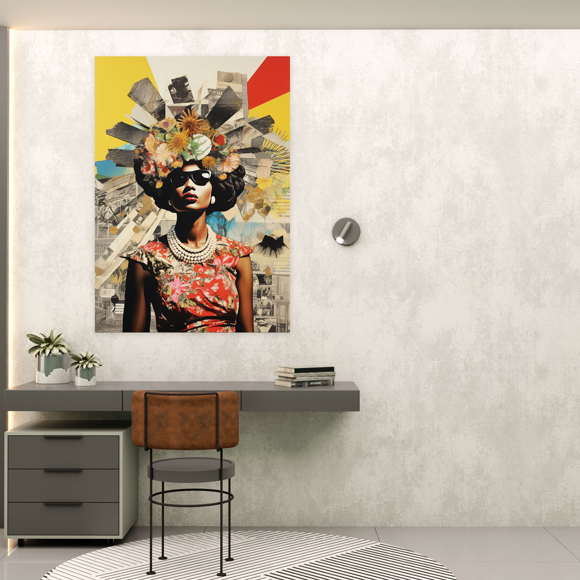 Basquiat Canvas Print - Collage Wall Art - Basquiat, Wall Art, Cultural Commentary, Canvas