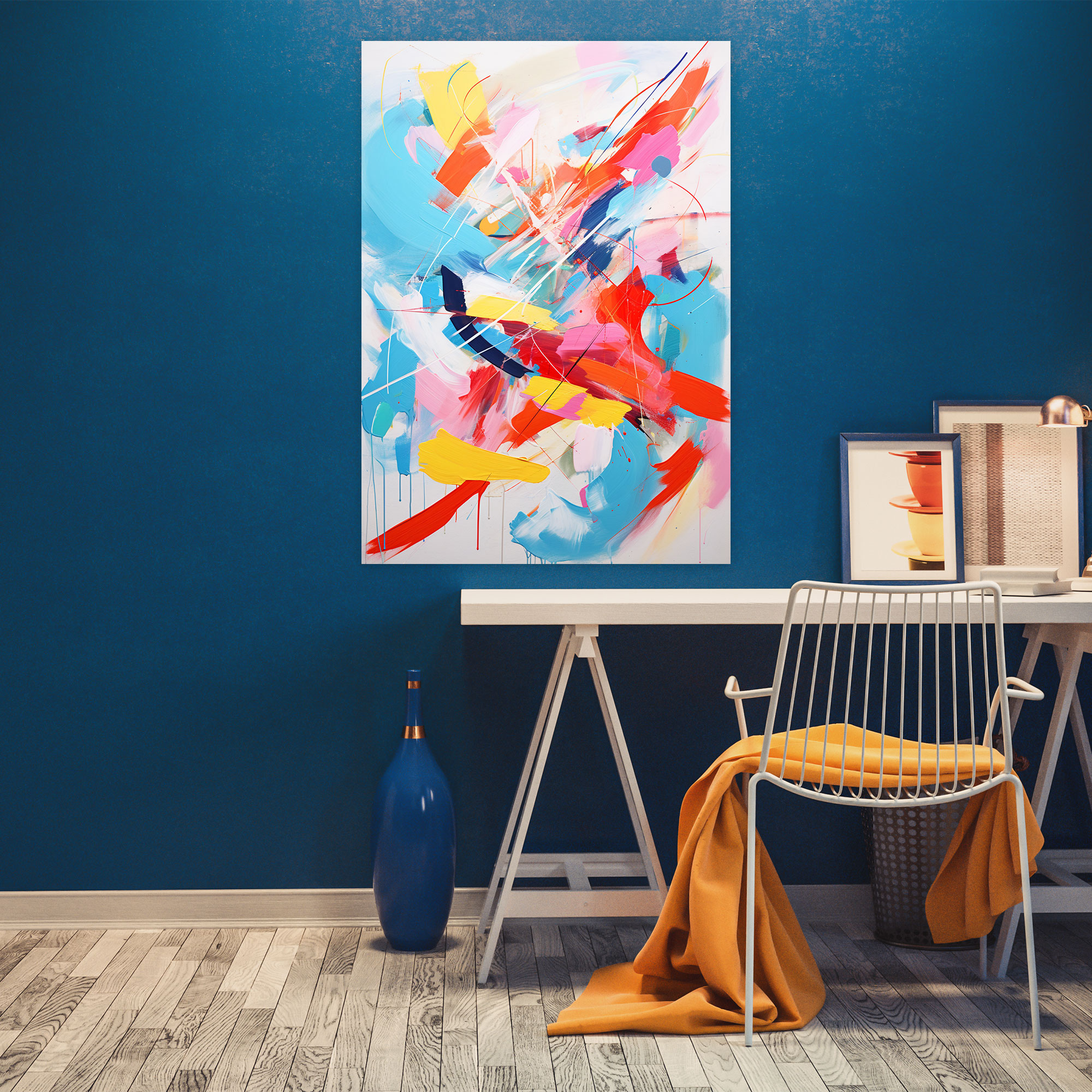 Basquiat Canvas Print - Abstract Expressionist Wall Art - Basquiat, Canvas Wall Art, Abstract Expressionist Artwork, Wall Decoration