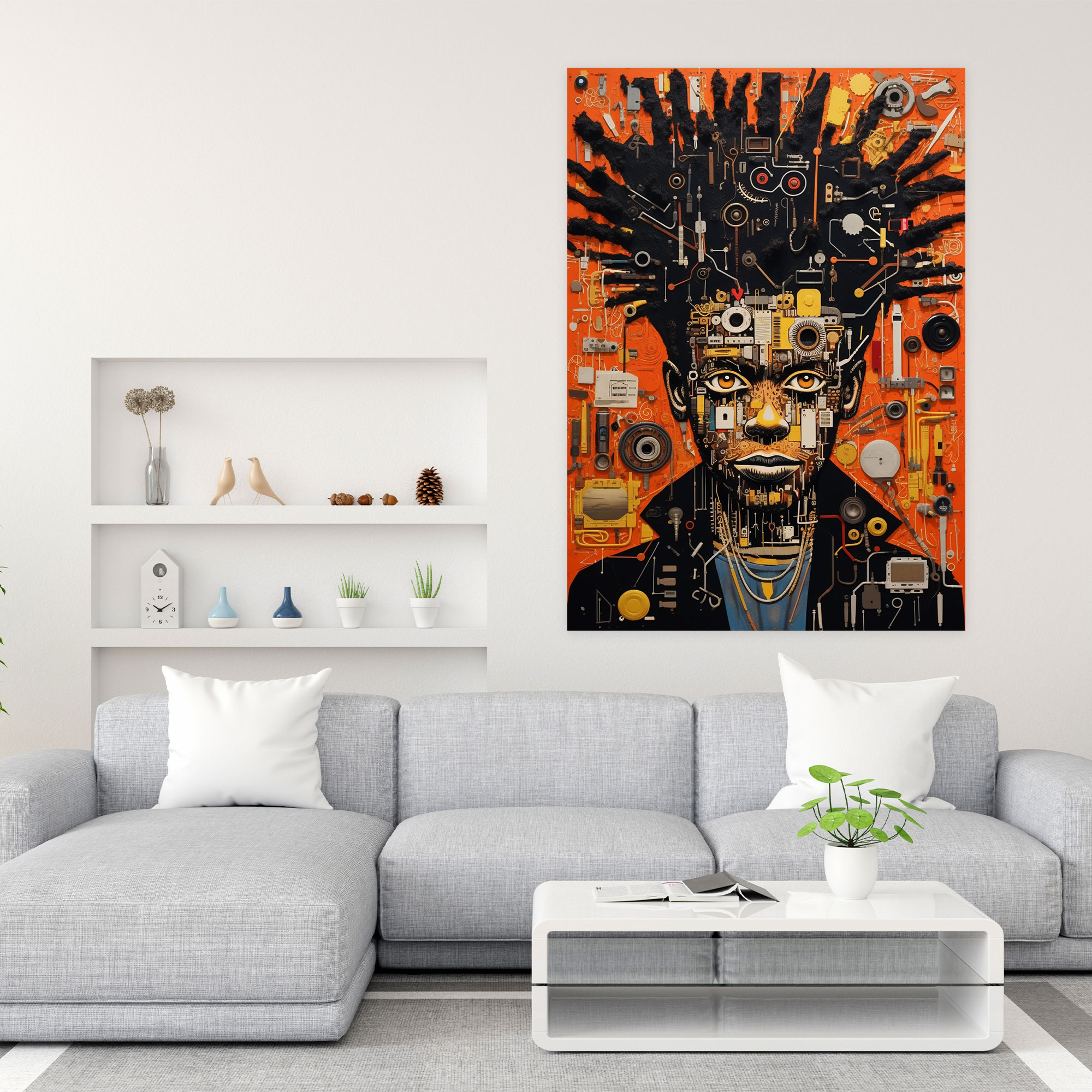 Basquiat Kanvas Tablo - Detaylı Duvar Sanatı