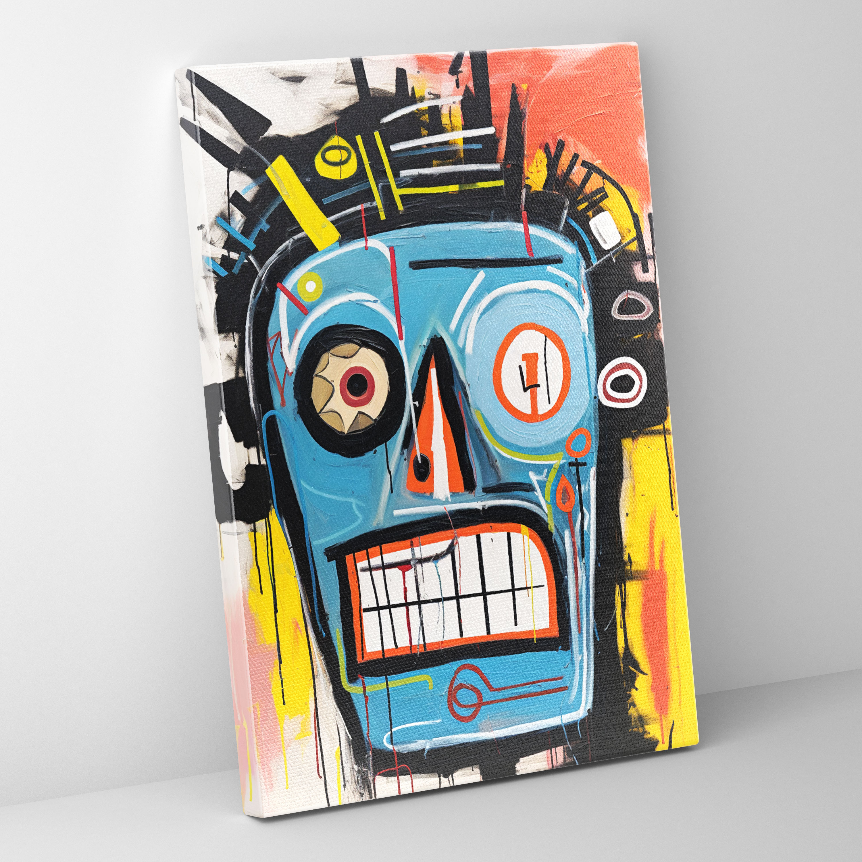 Basquiat Canvas Print - Basquiat, Canvas Print, Abstract Expressionist, Basquiat