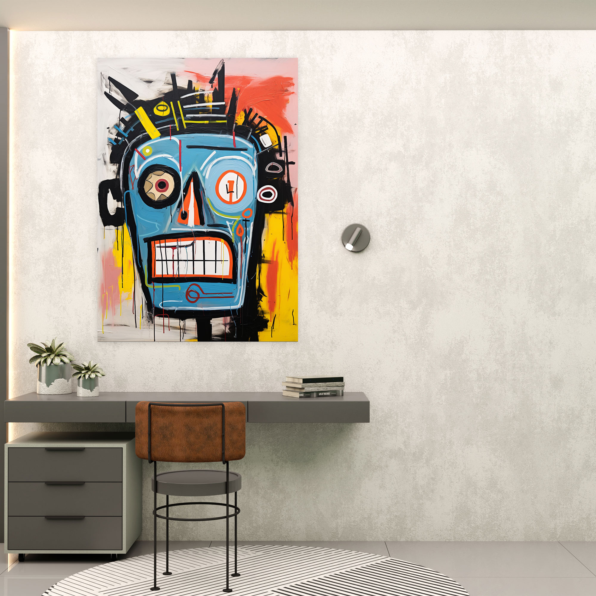 Basquiat Canvas Print - Basquiat, Canvas Print, Abstract Expressionist, Basquiat
