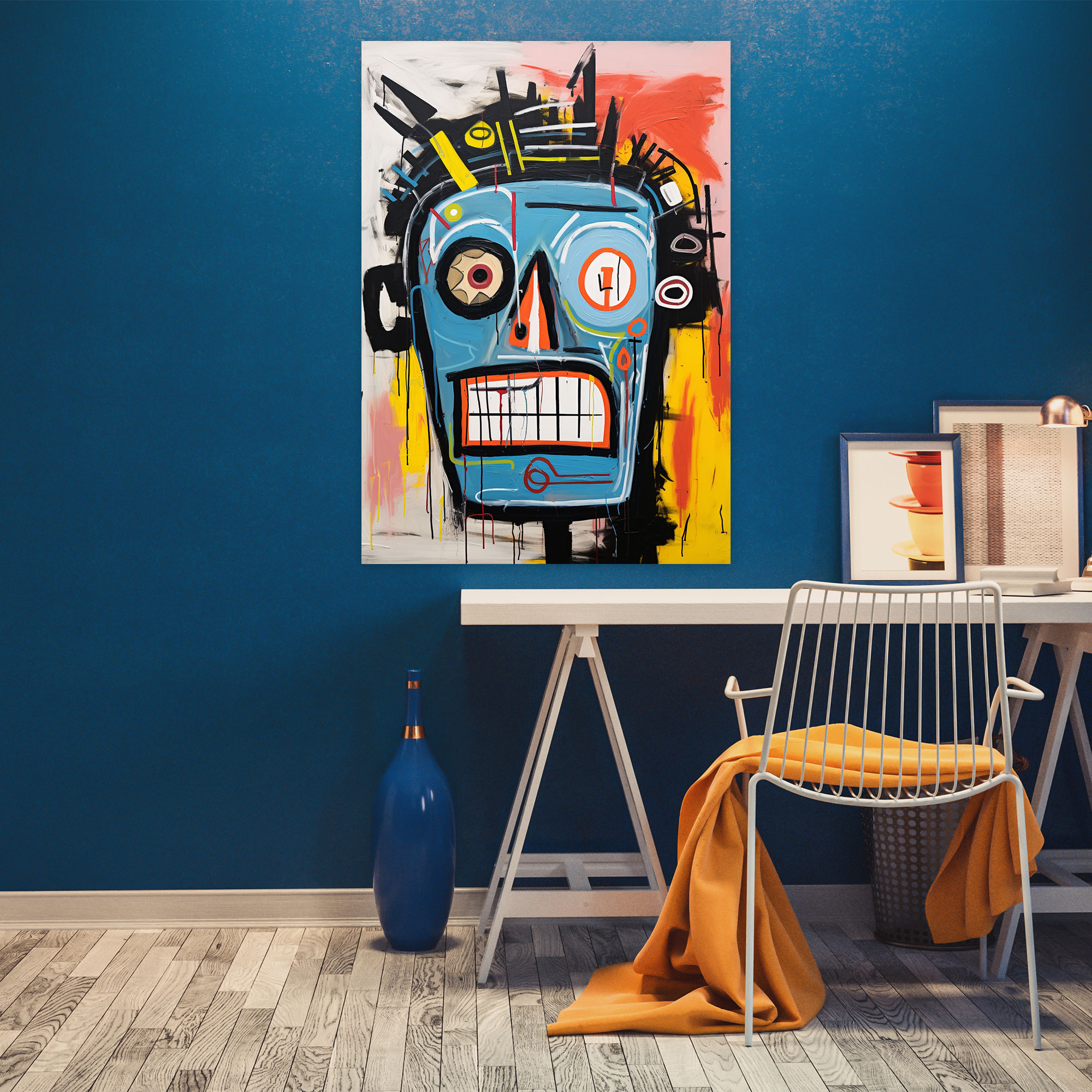 Basquiat Canvas Print - Basquiat, Canvas Print, Abstract Expressionist, Basquiat