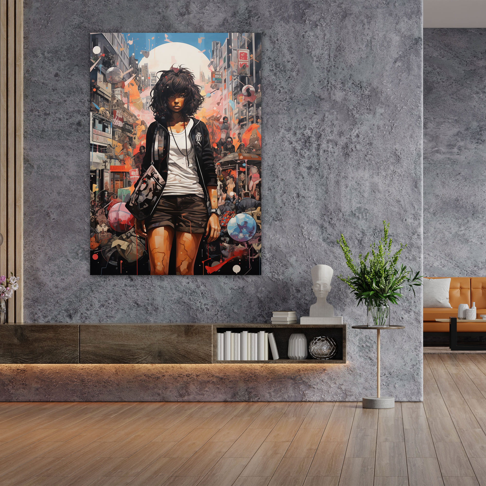 Basquiat Wall Art - Basquiat, Urban Life, Social Issues, Graffiti-Inspired Artwork