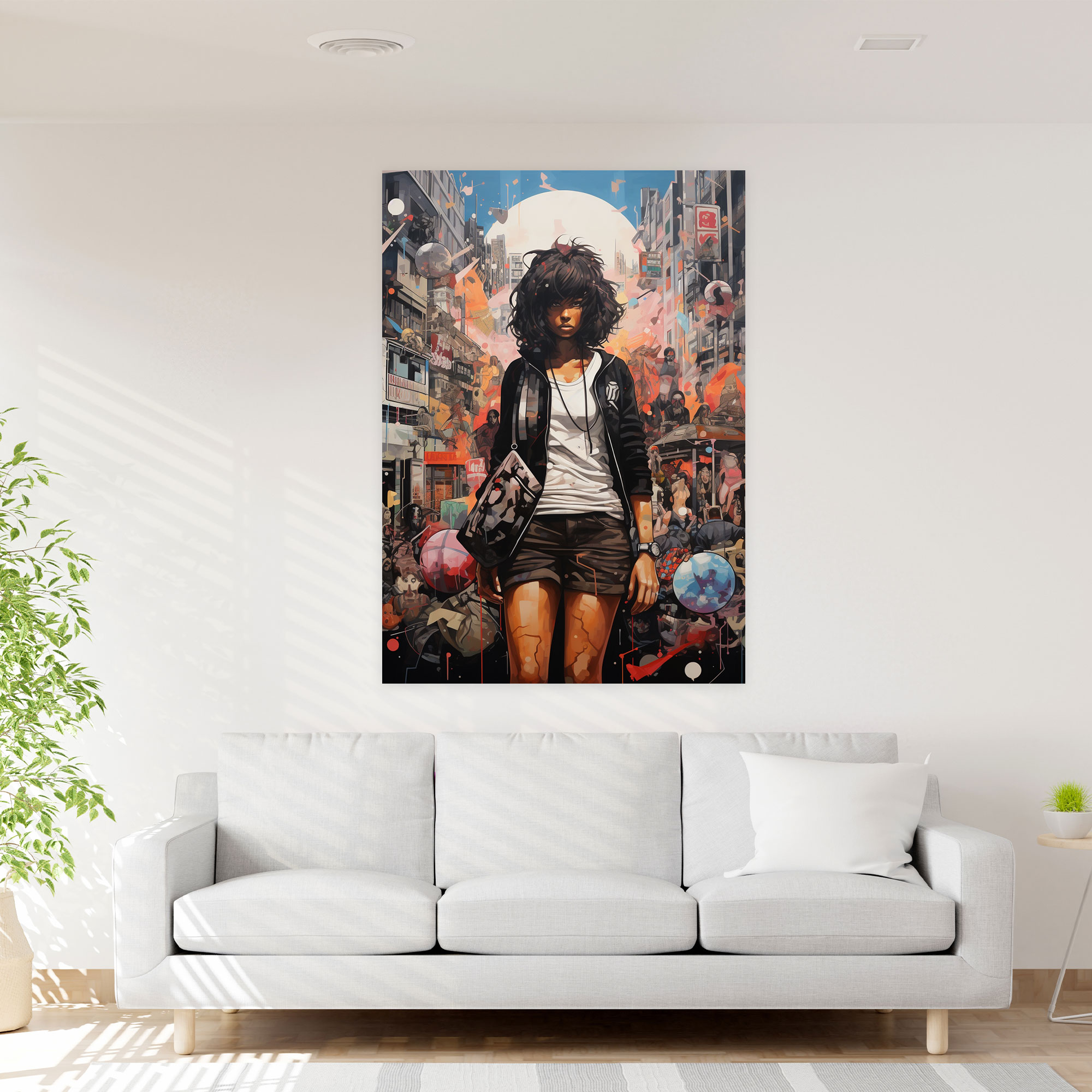 Basquiat Wall Art - Basquiat, Urban Life, Social Issues, Graffiti-Inspired Artwork