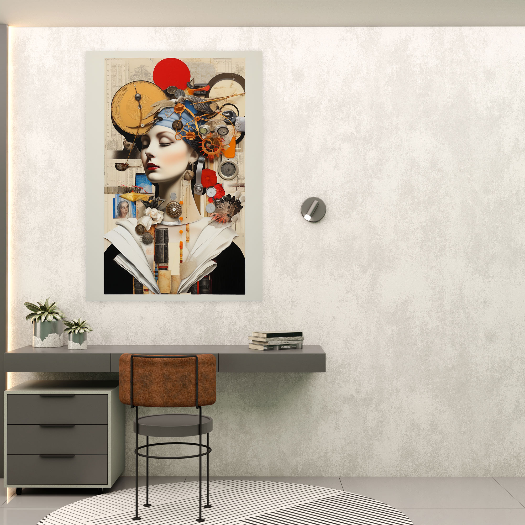 Basquiat Wall Decoration - Basquiat, Canvas, Various Elements, Canvas Print