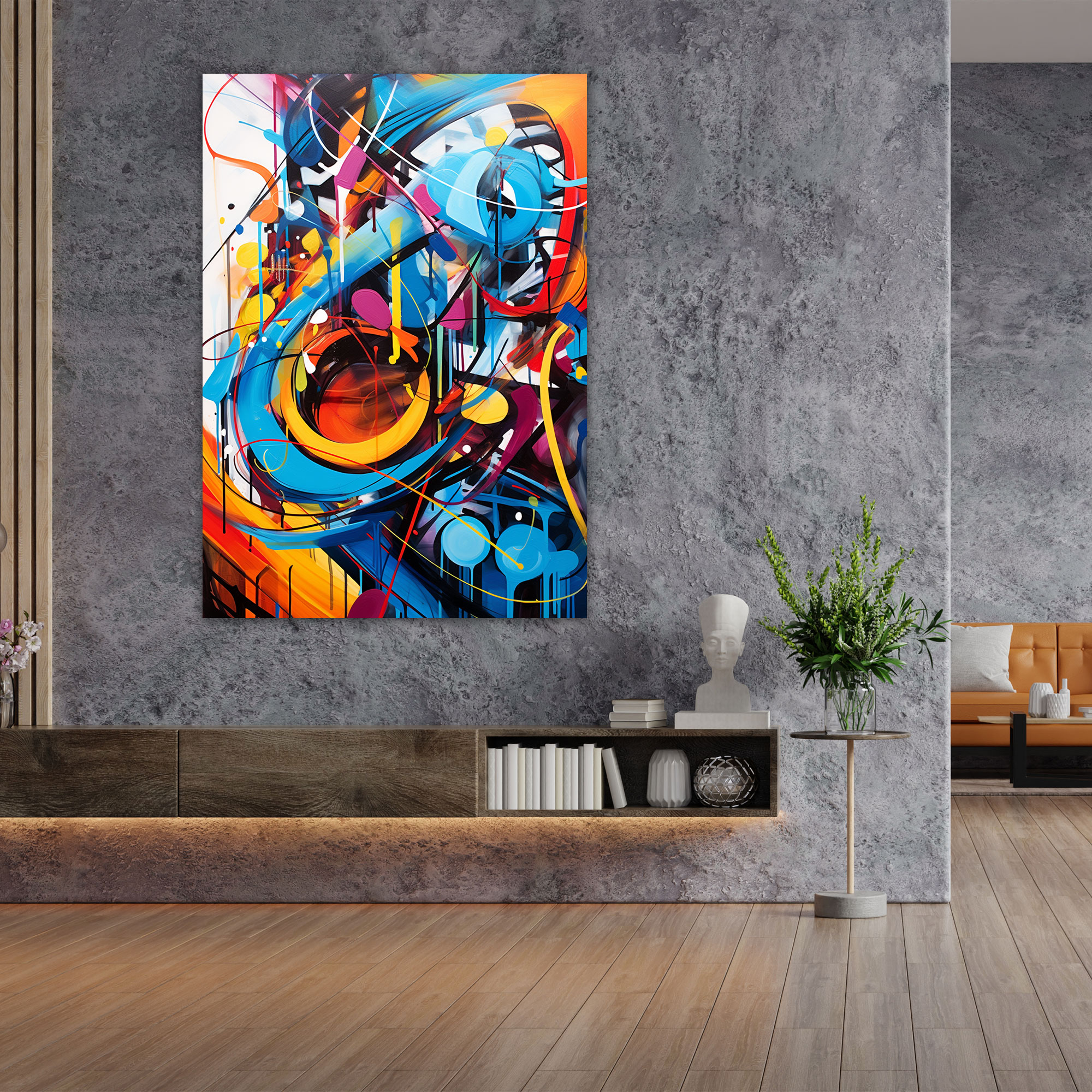 Basquiat Canvas Print - Basquiat, Canvas, Canvas Print, Abstract Graffiti Art