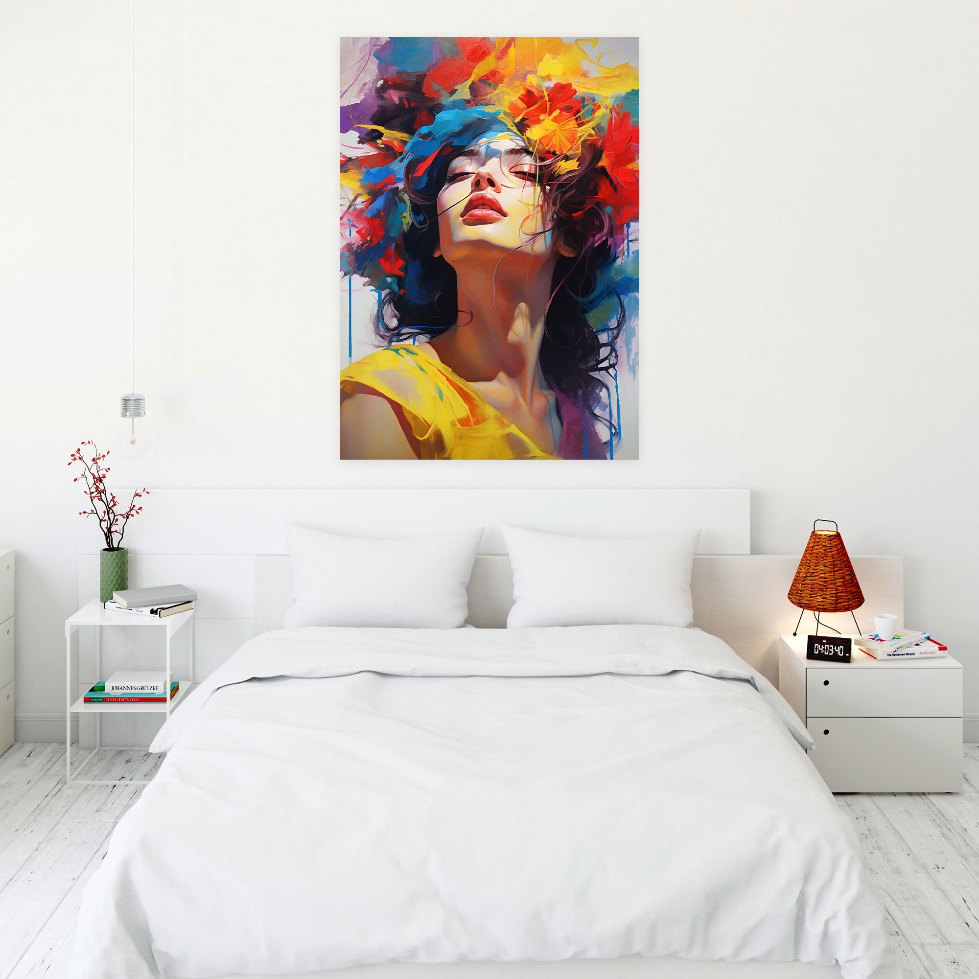 Basquiat Canvas Print - Basquiat, Expressive Brushwork, Canvas Print, Home Decoration