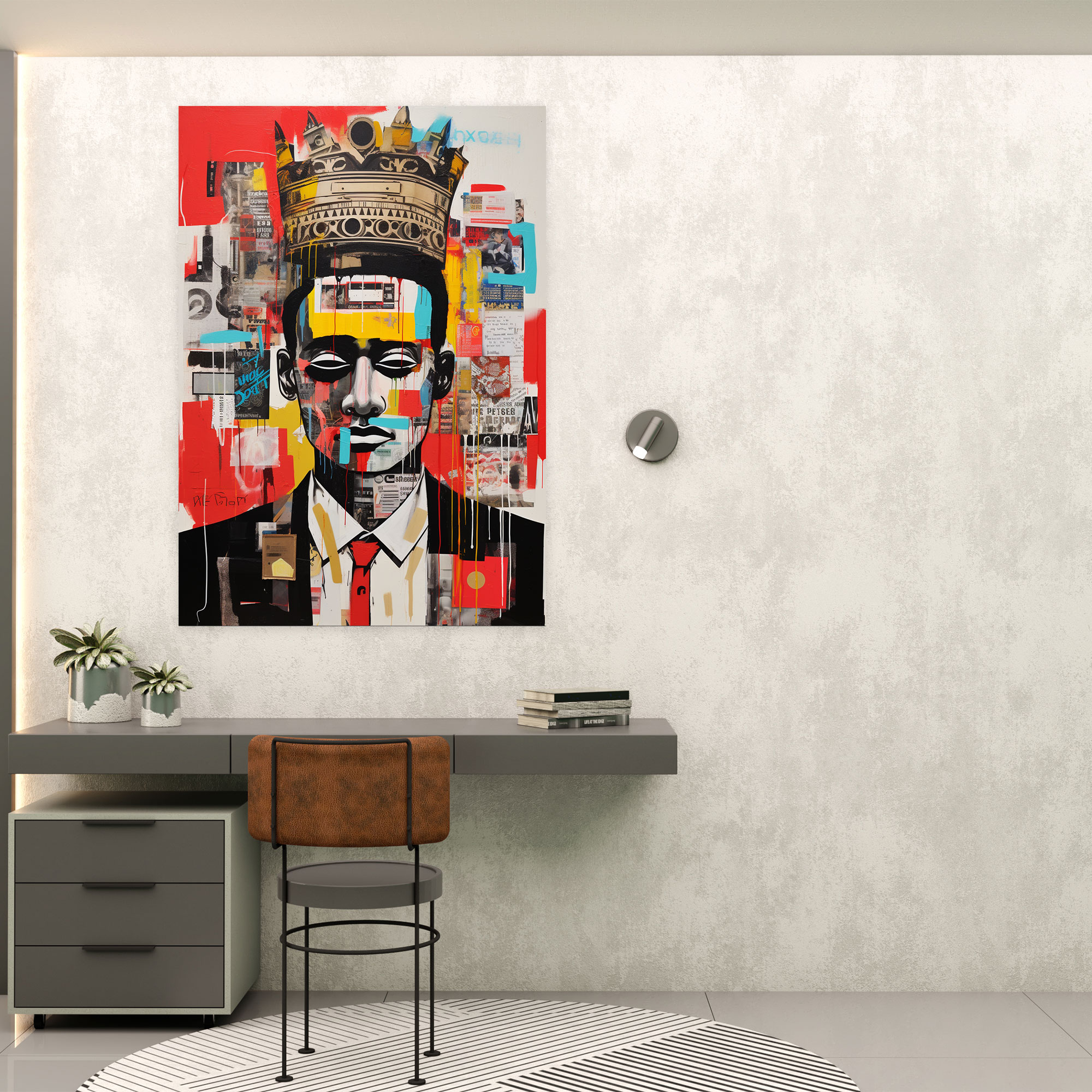 Basquiat Wall Art - Graffiti Style Canvas Print - Basquiat, Canvas Wall Art, Basquiat, Home Decoration