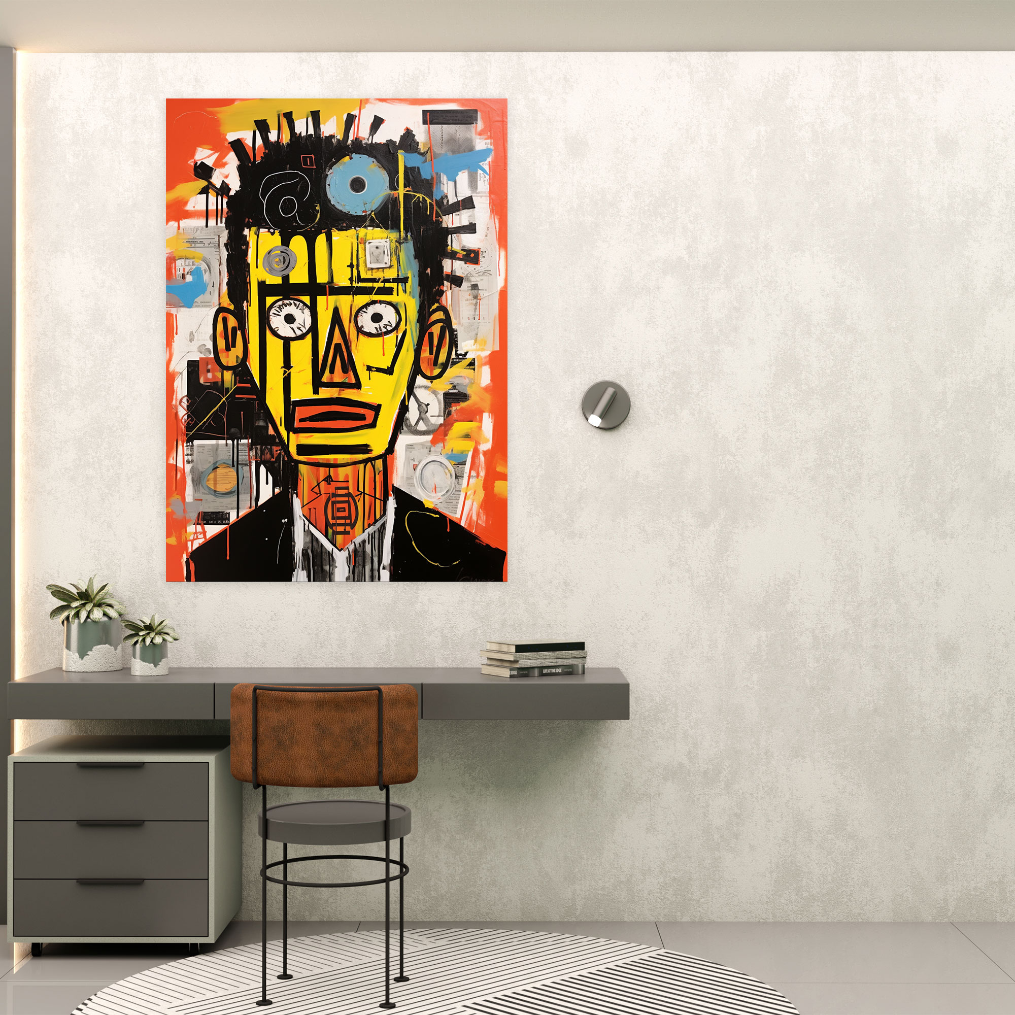 Basquiat Canvas Print - Basquiat, Collage Elements, Basquiat, Home Decoration