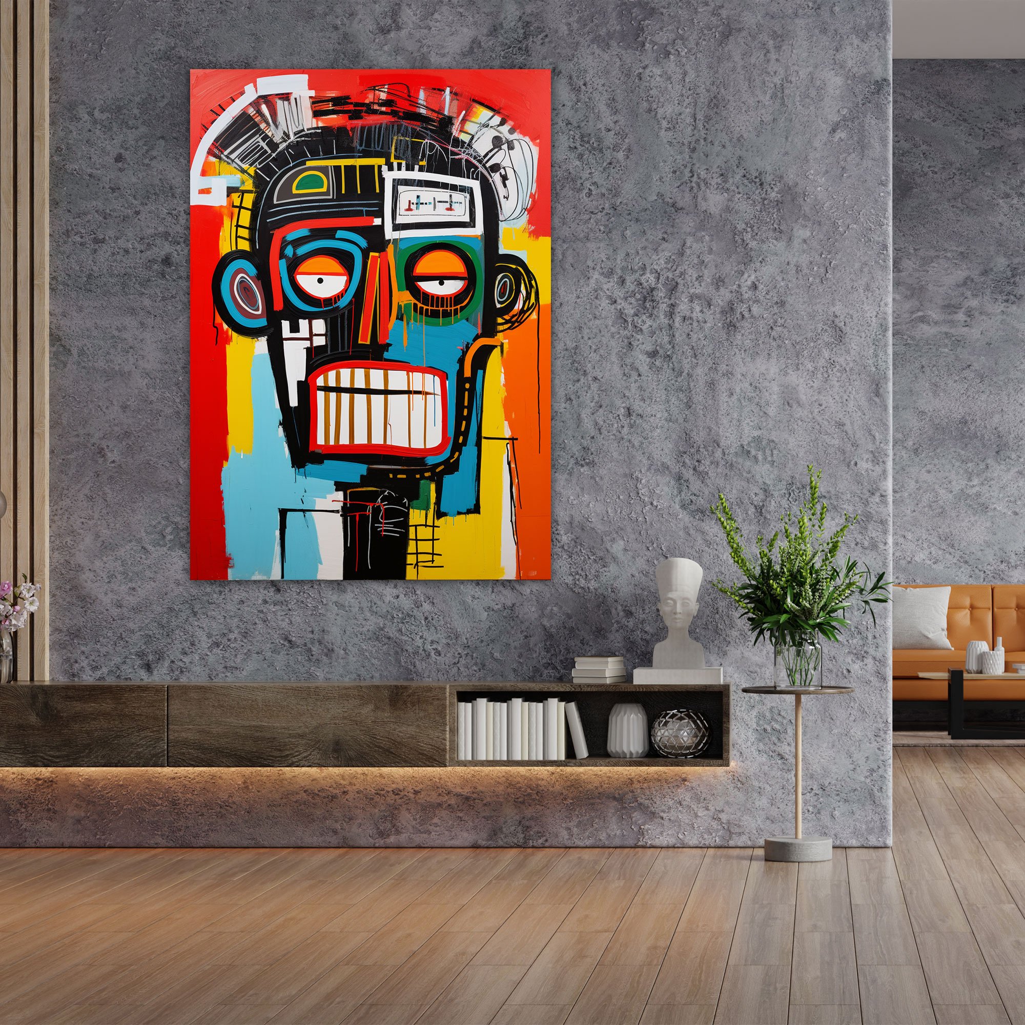 Basquiat Wall Decoration - Basquiat, Canvas Print, Canvas Wall Art, Home Decoration