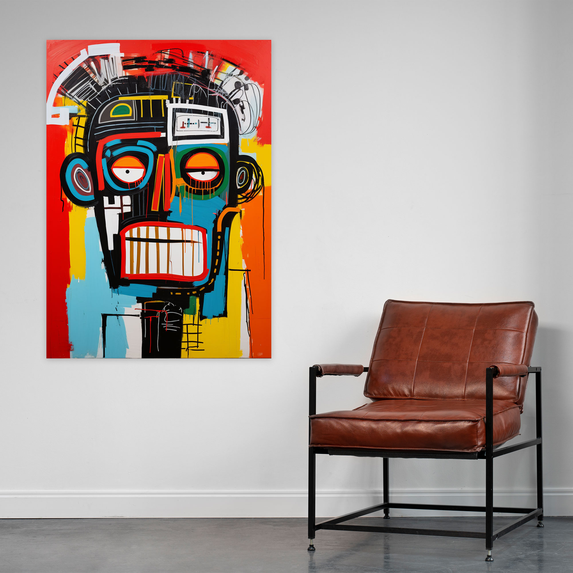 Basquiat Wall Decoration - Basquiat, Canvas Print, Canvas Wall Art, Home Decoration